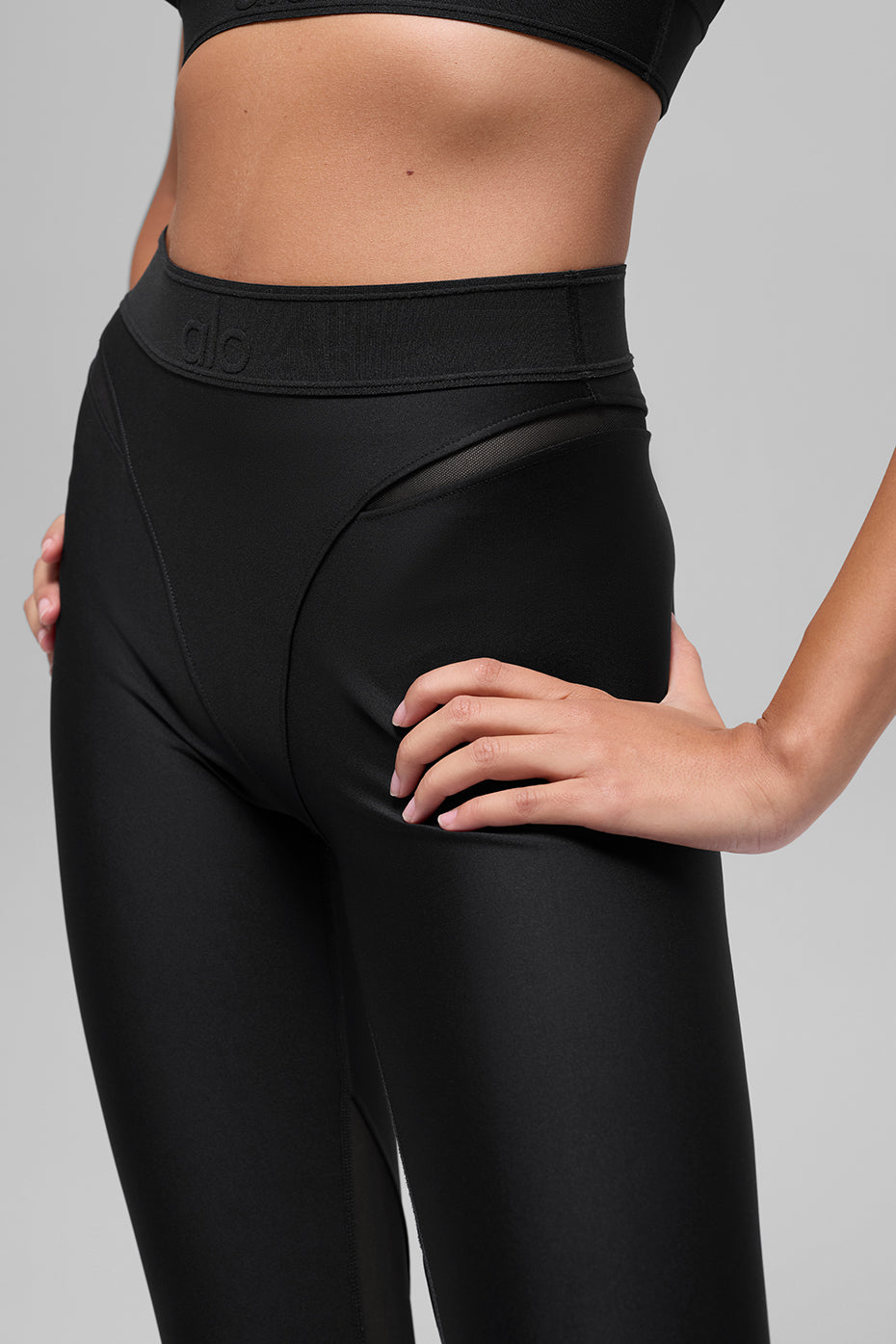 Airlift High Waist 7/8 Rebel Legging   Black