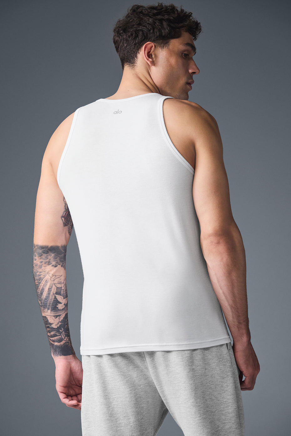 Alternative view of Everyday Modal Rib Tank   White