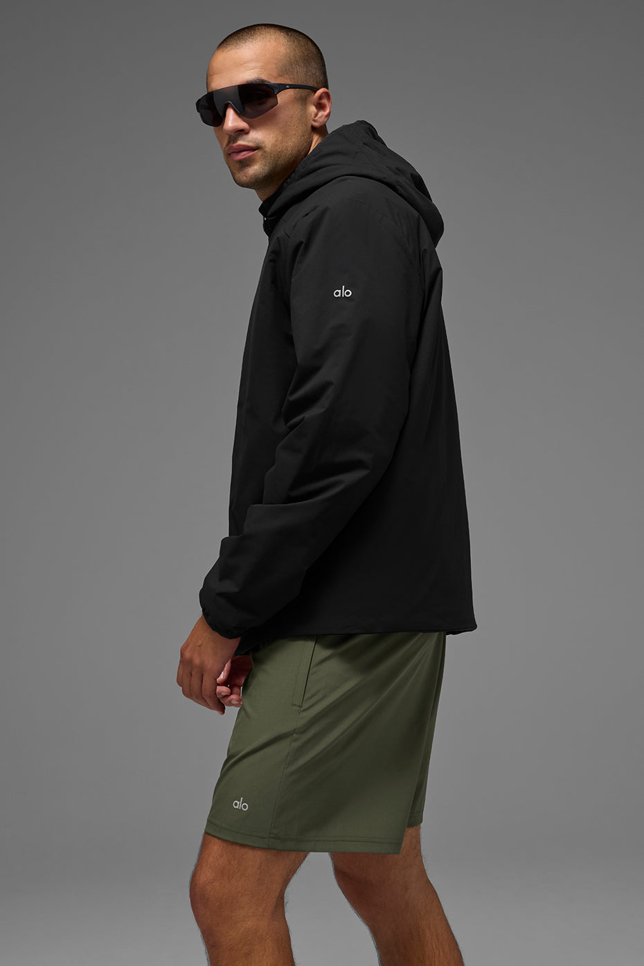 Alternative view of Performance On The Go Jacket   Black