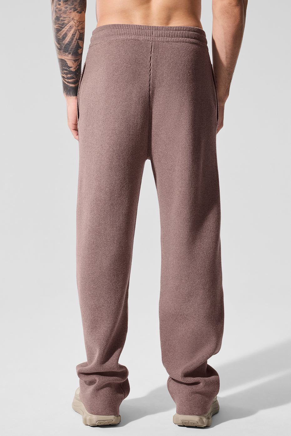 Alternative view of Scholar Straight Leg Sweatpant   Mushroom Heather