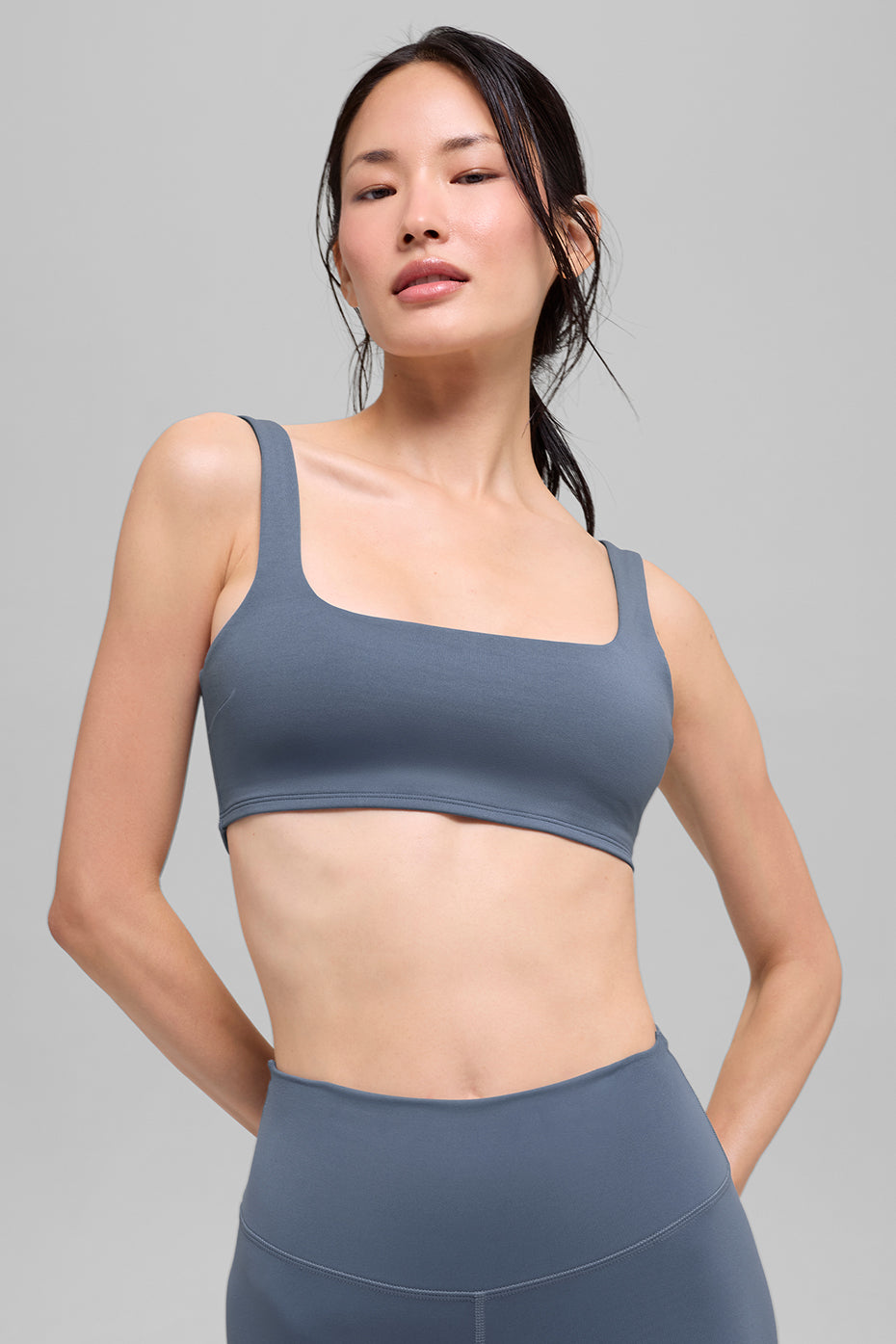Alternative view of ALO Softsculpt Precision Bra   Bluestone