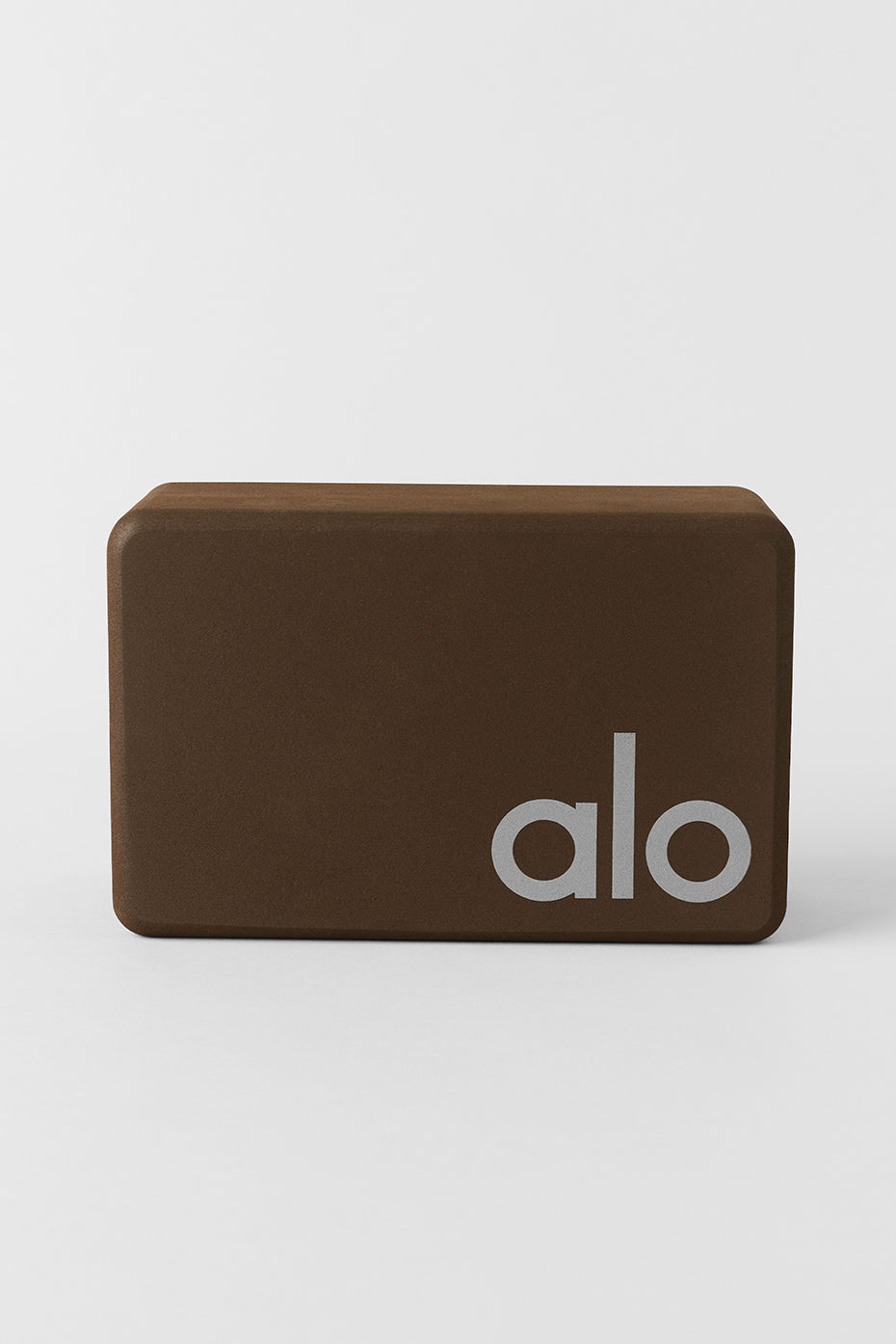 Uplifting Yoga Block   Espresso/Silver