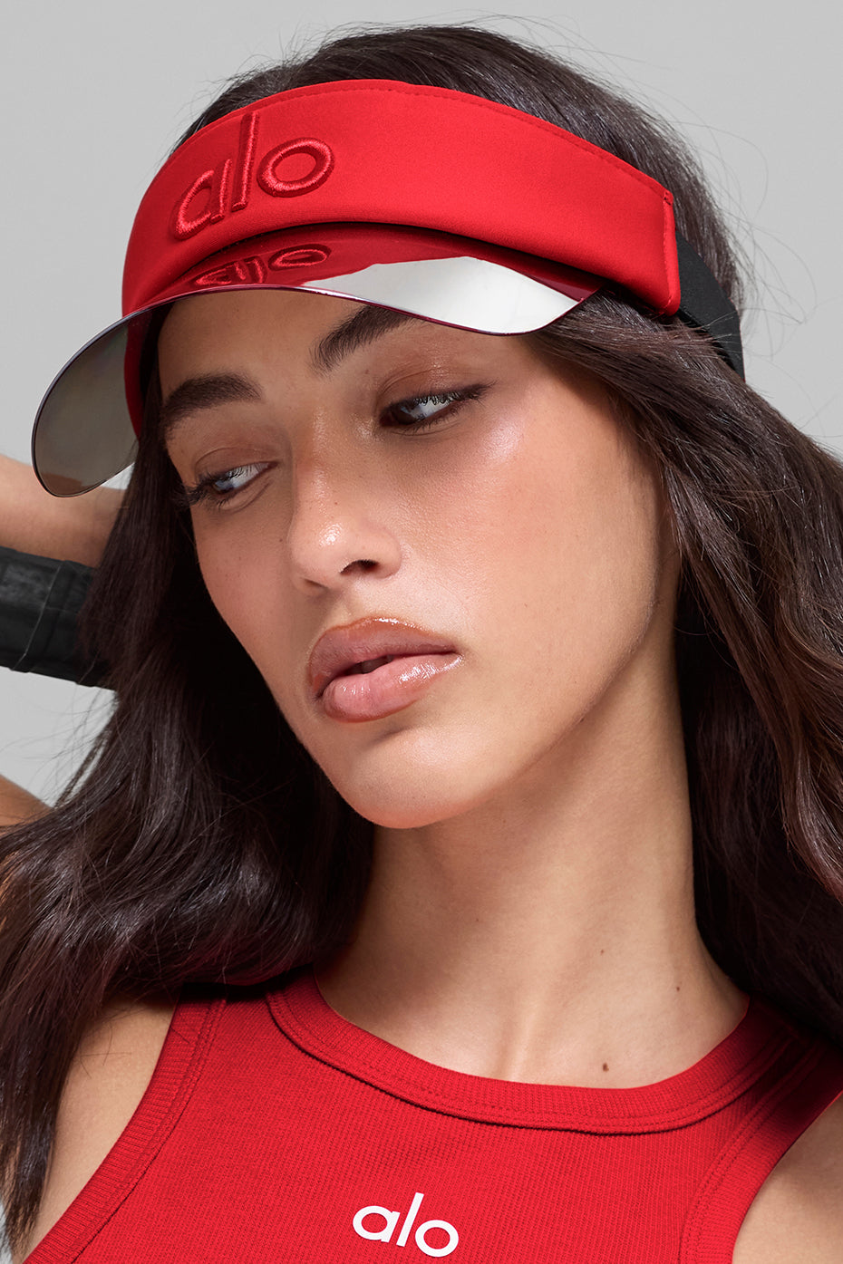 Airlift Solar Visor   Bright Red