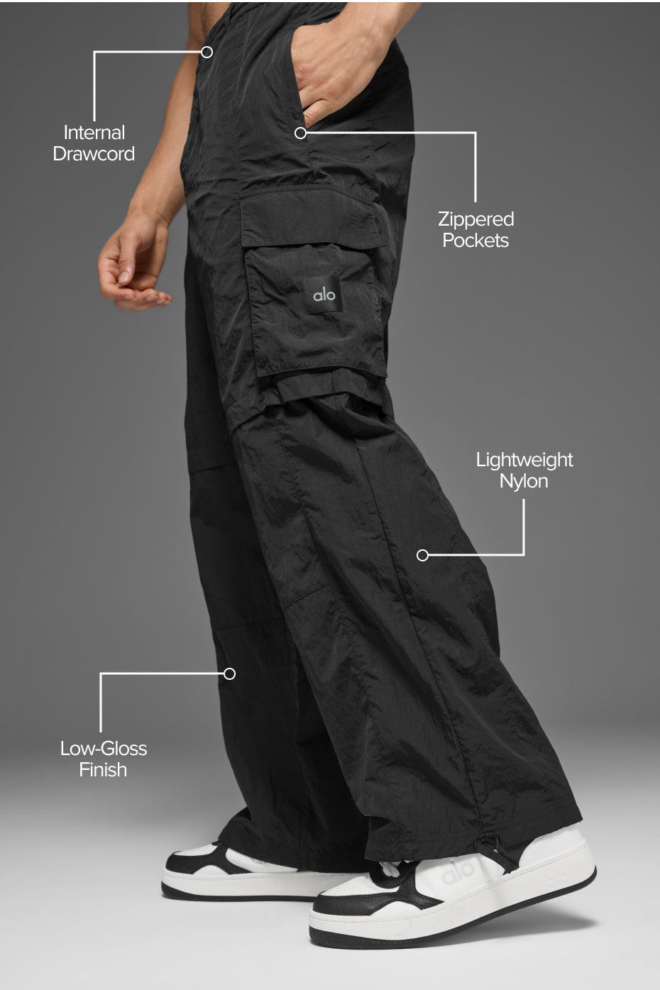 Alternative view of Axis Cargo Trouser   Black