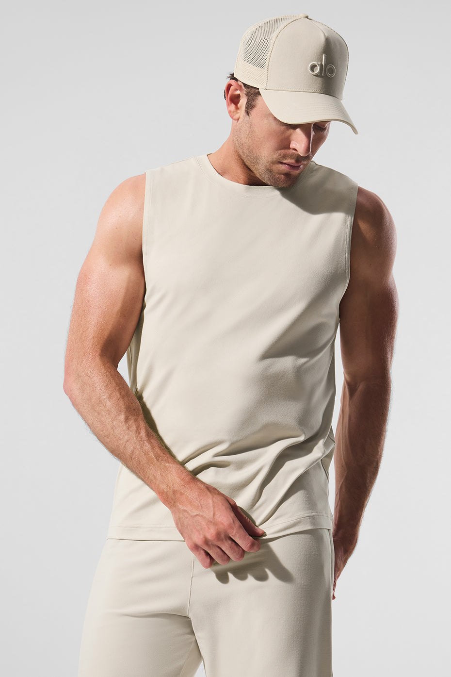 Conquer Muscle Tank   Bone