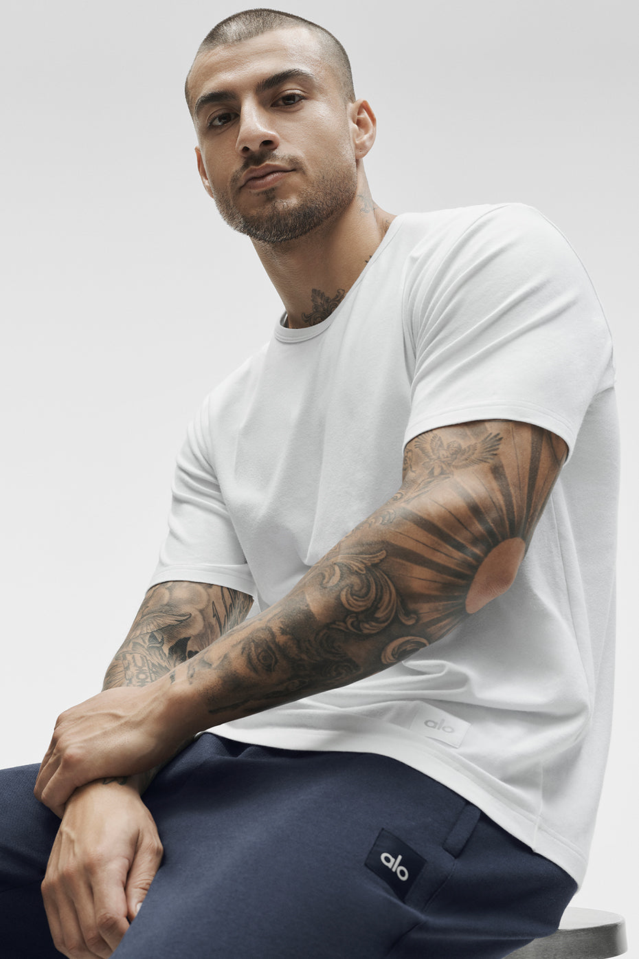 Alternative view of Essential Short Sleeve Street Tee   White