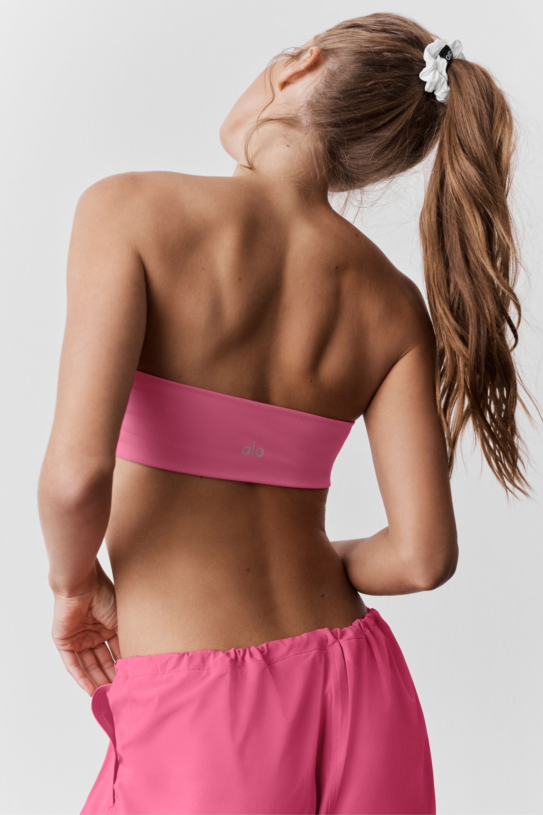 Alternative view of Airbrush Bandeau Bra   Paradise Pink
