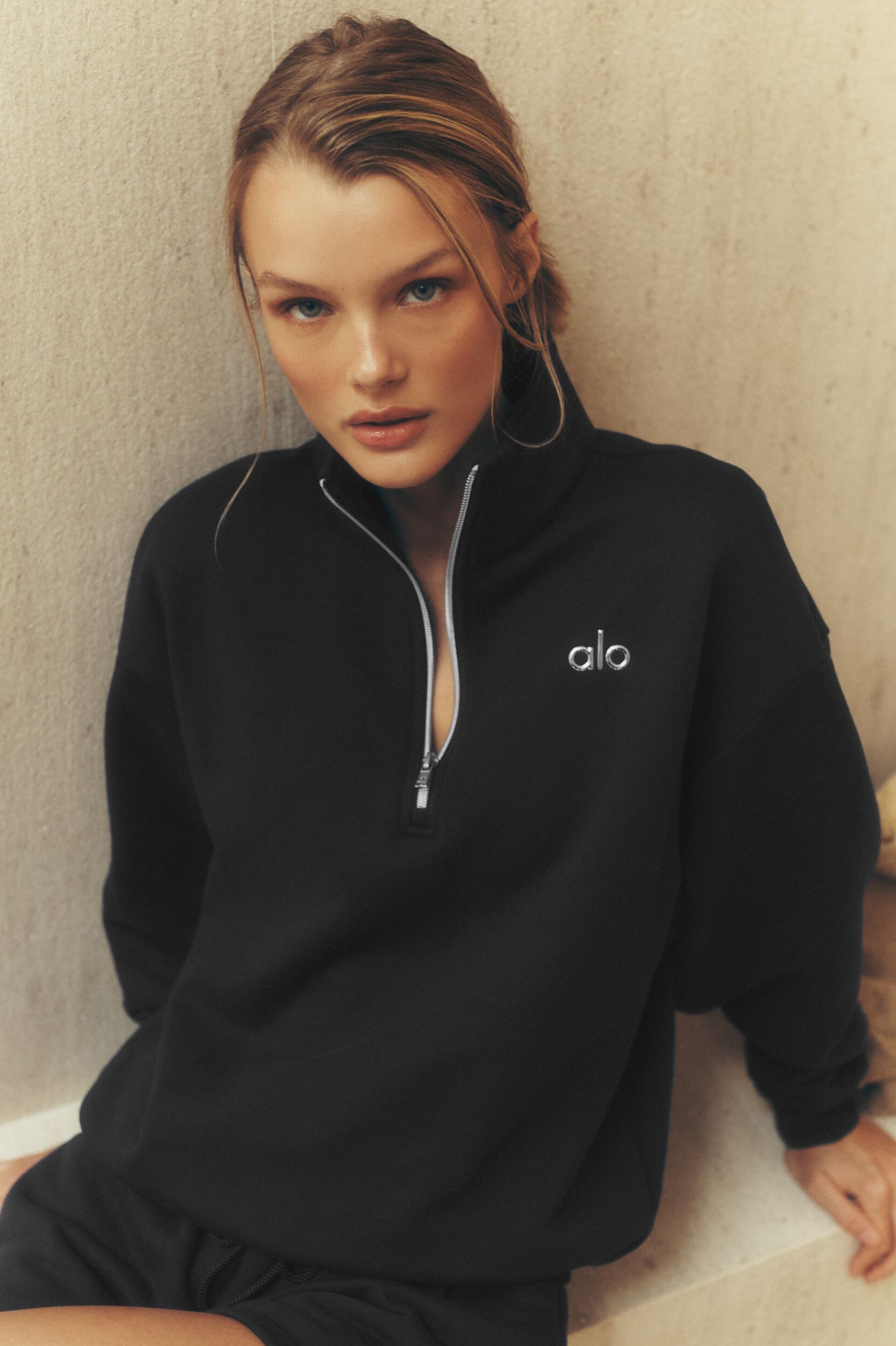 Accolade 1/4 Zip Pullover   Black