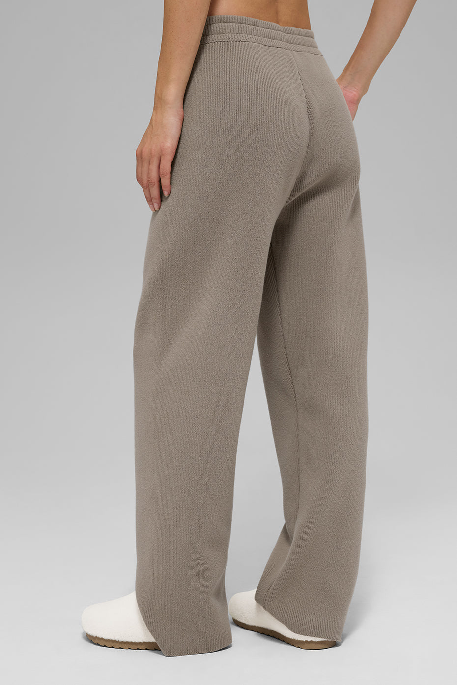 Alternative view of Scholar Straight Leg Sweatpant   Light Cocoa