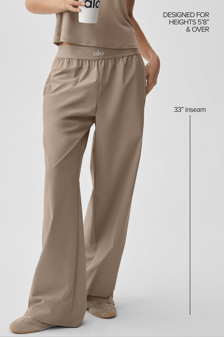 Alternative view of Suit Up Trouser (Long)   Gravel