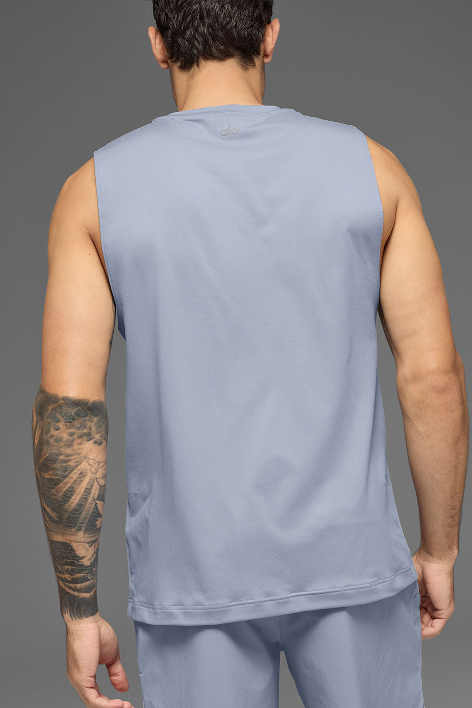 Alternative view of Conquer Muscle Tank   Winter Frost