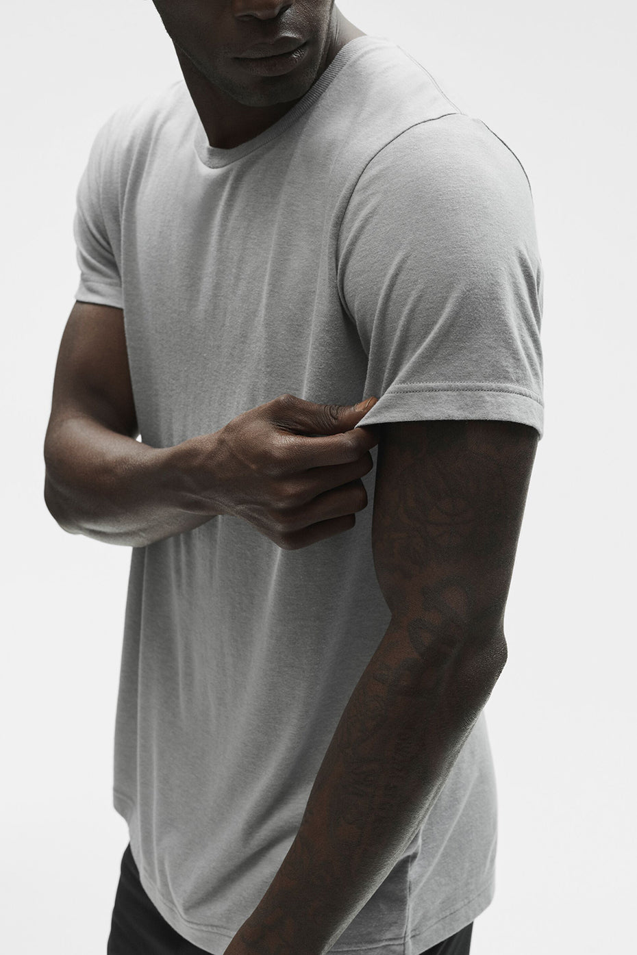 Alternative view of Triumph Tee   Athletic Heather Grey