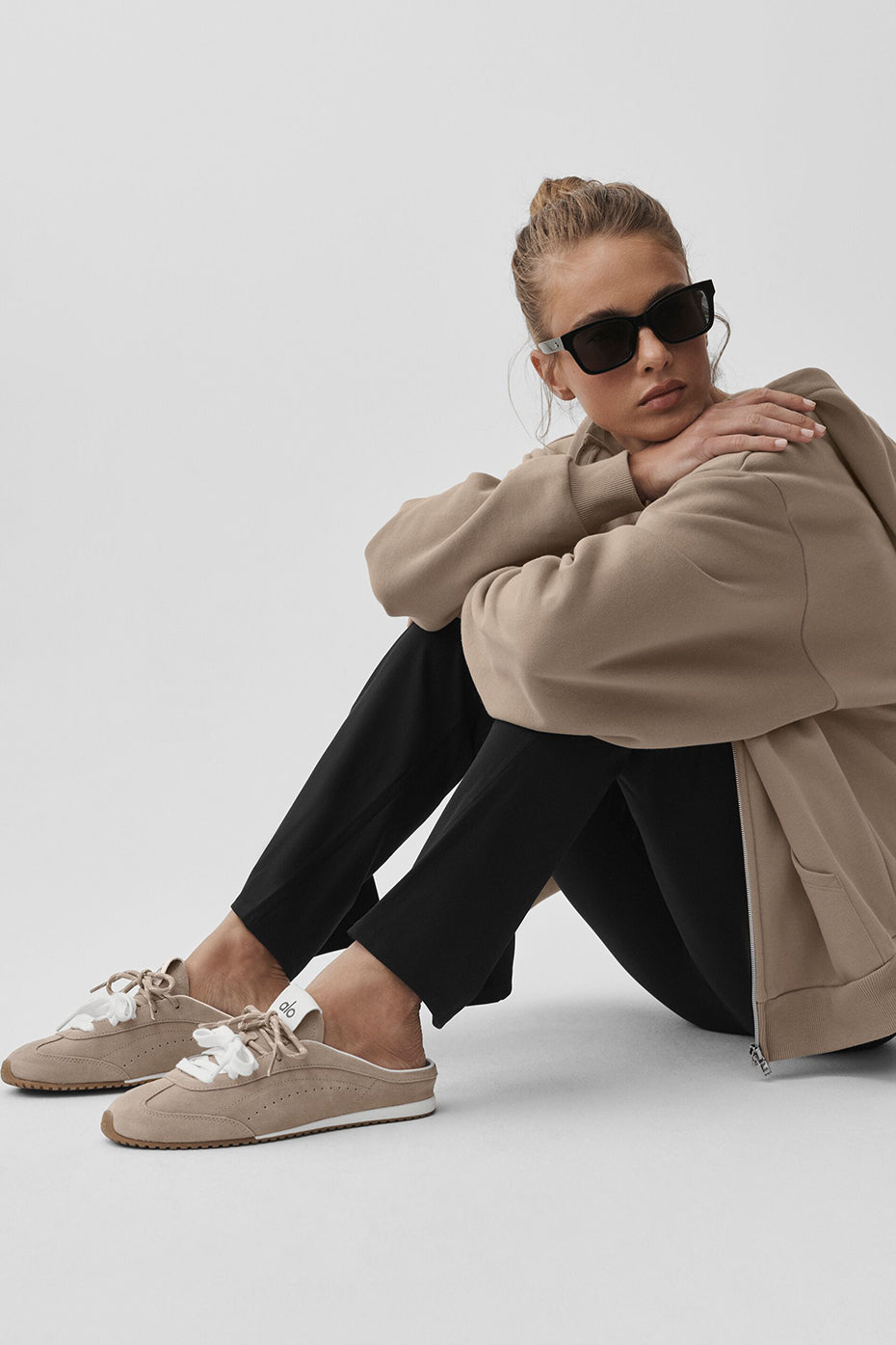 ALO Sunset Sneaker Mule   Gravel