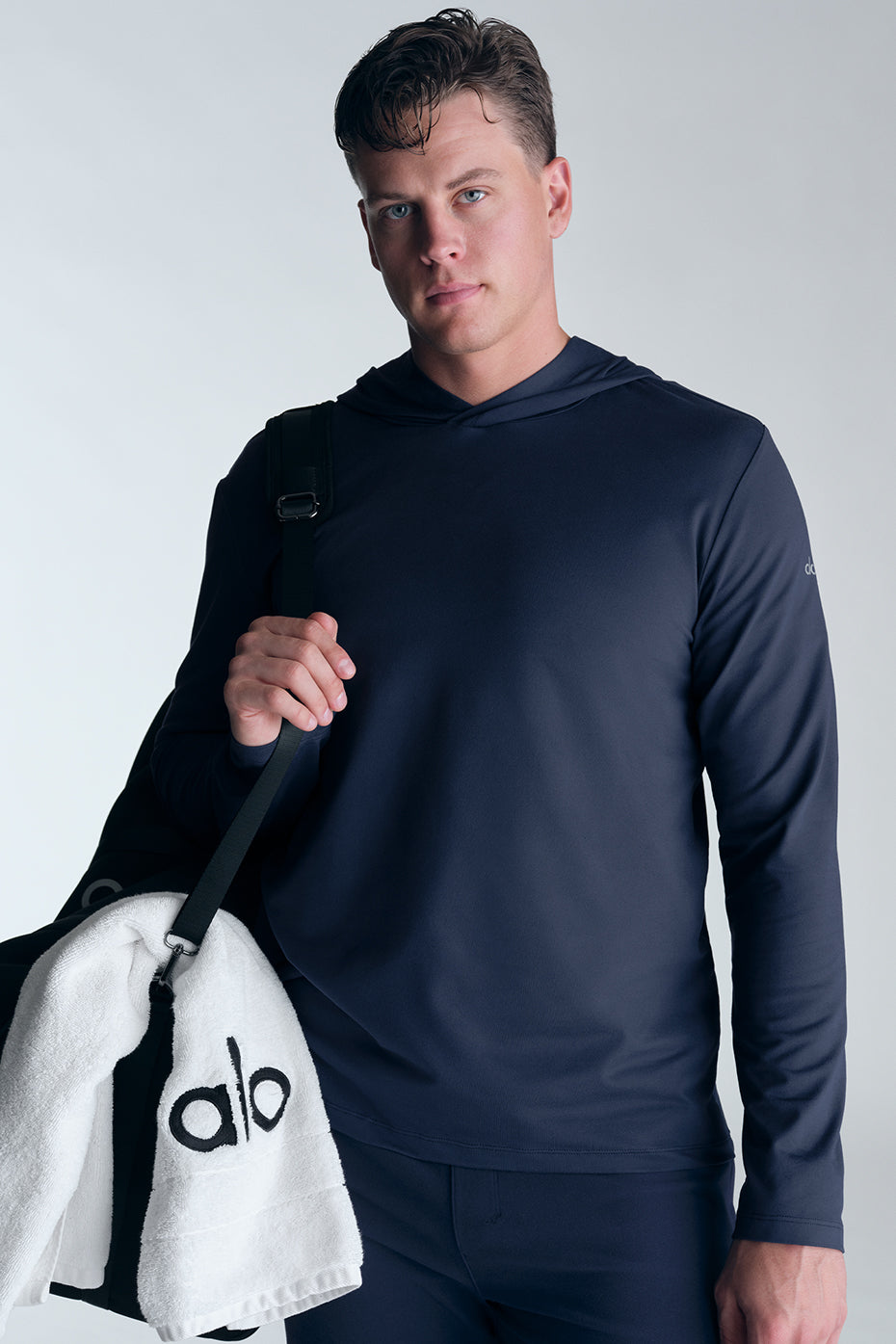Conquer Reform Long Sleeve With Hood   Navy
