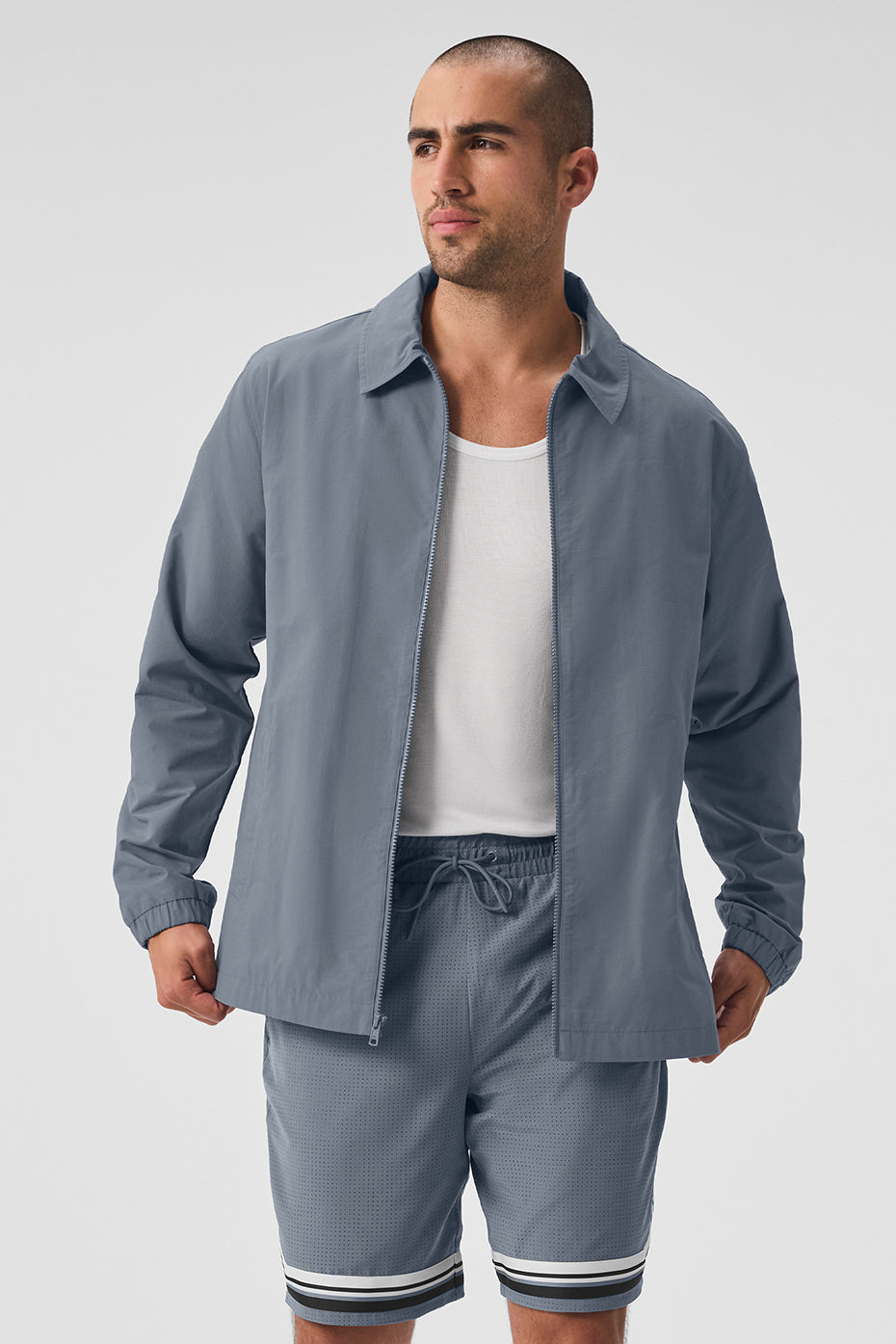 Torrent Overshirt   Steel Grey