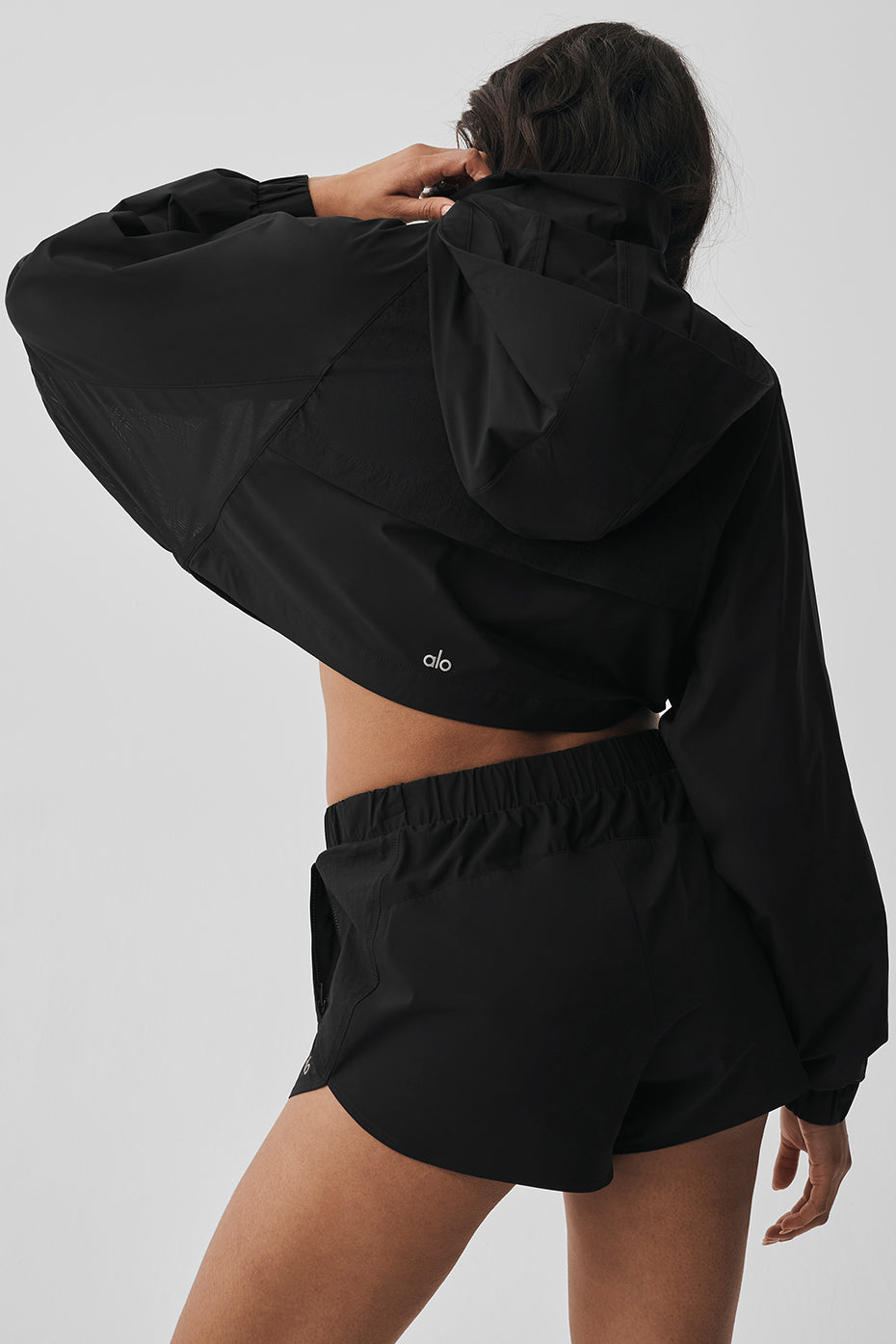 Alternative view of Cropped Playmaker Jacket   Black