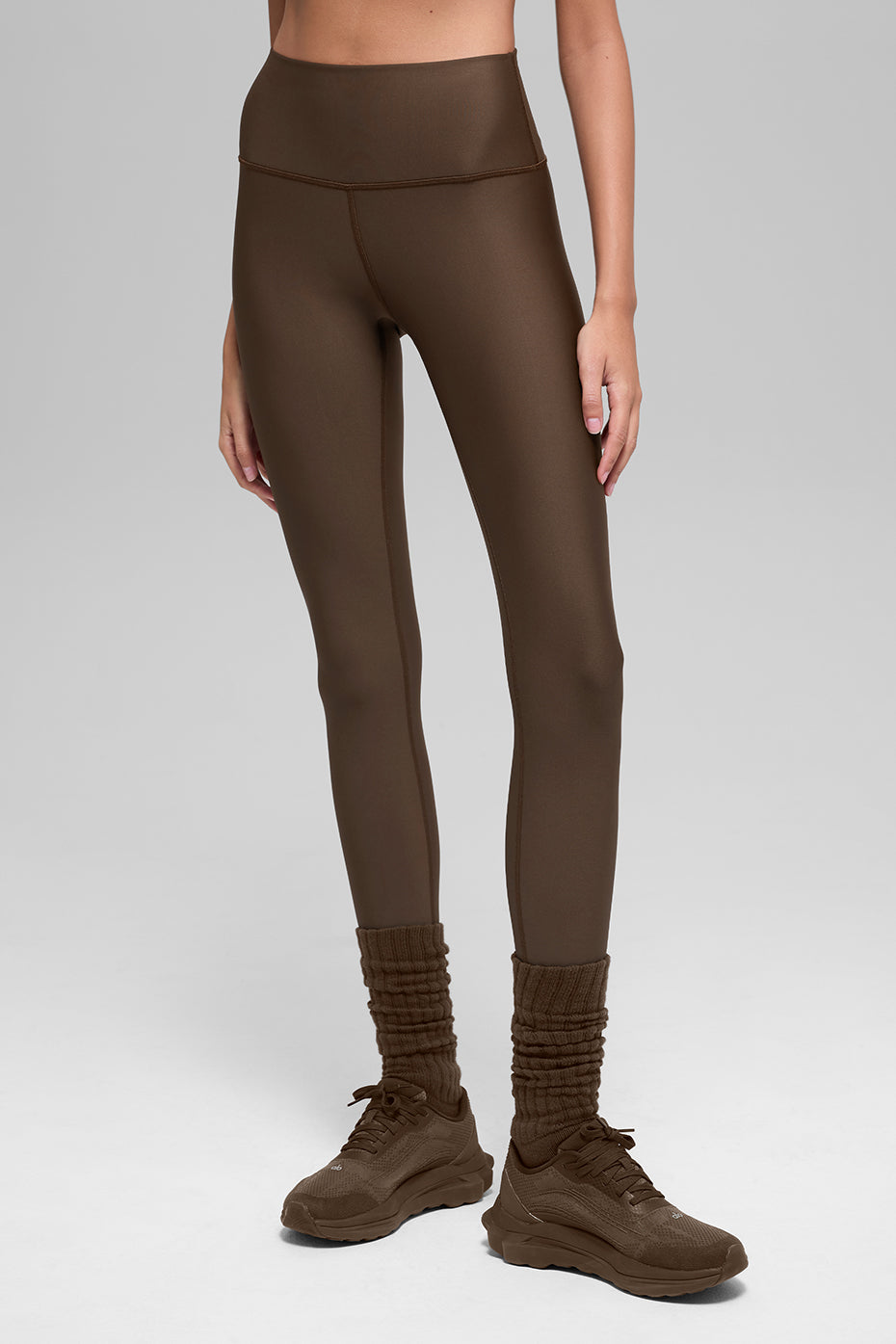 Airlift Winter Warm High Waist Legging   Espresso