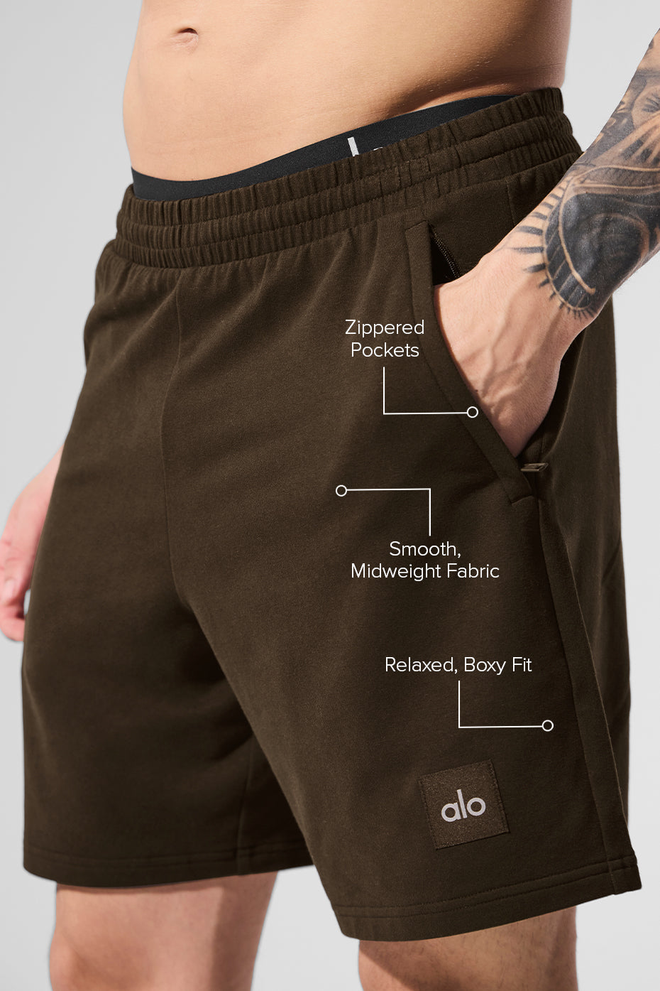 Alternative view of 7" Double Take Short   Espresso