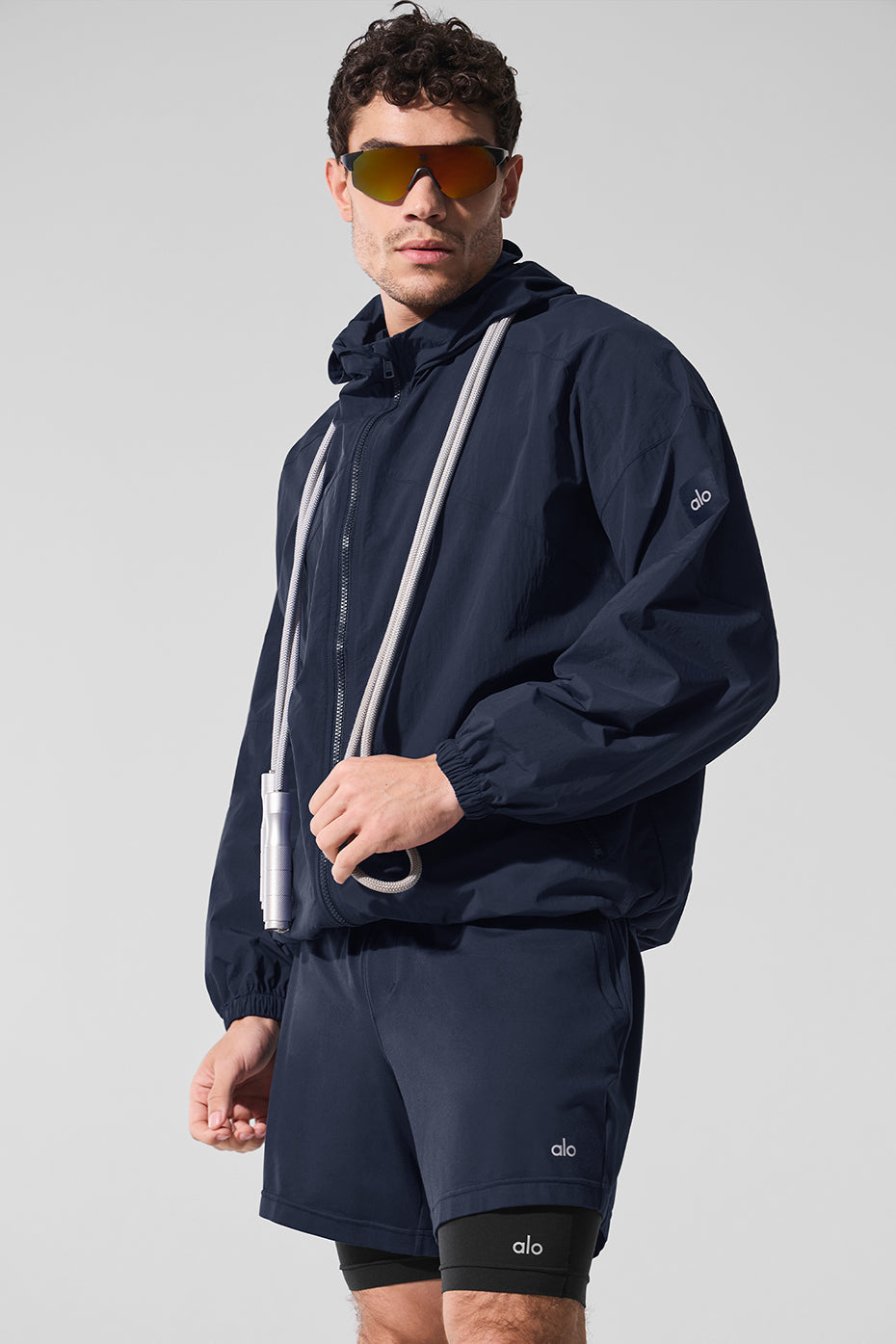 Vantage Nylon Ripstop Track Jacket   Navy