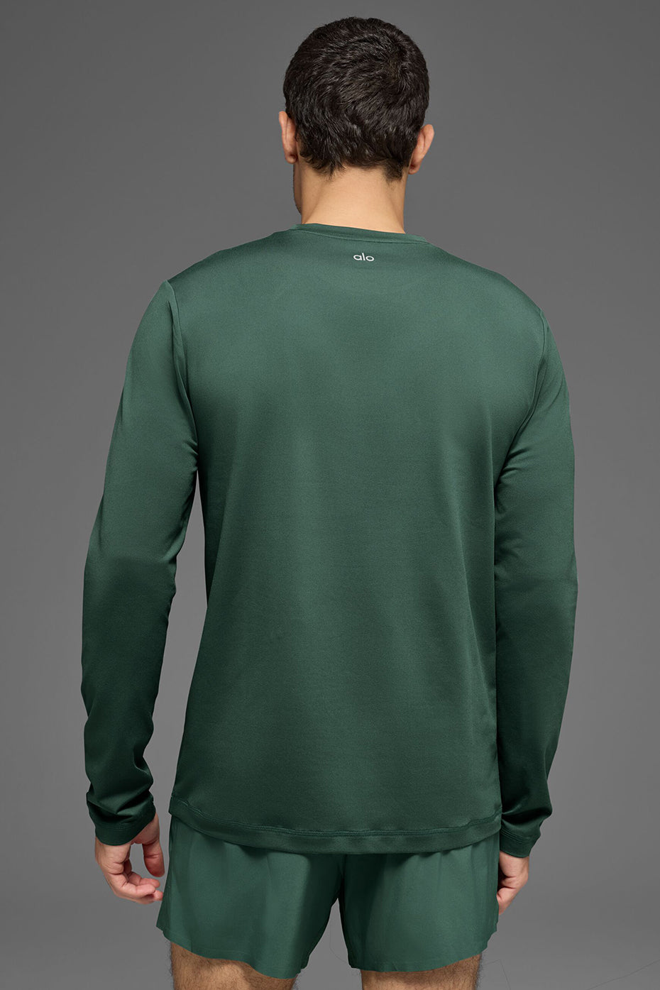Alternative view of Conquer Reform Crewneck Long Sleeve   Clover Green