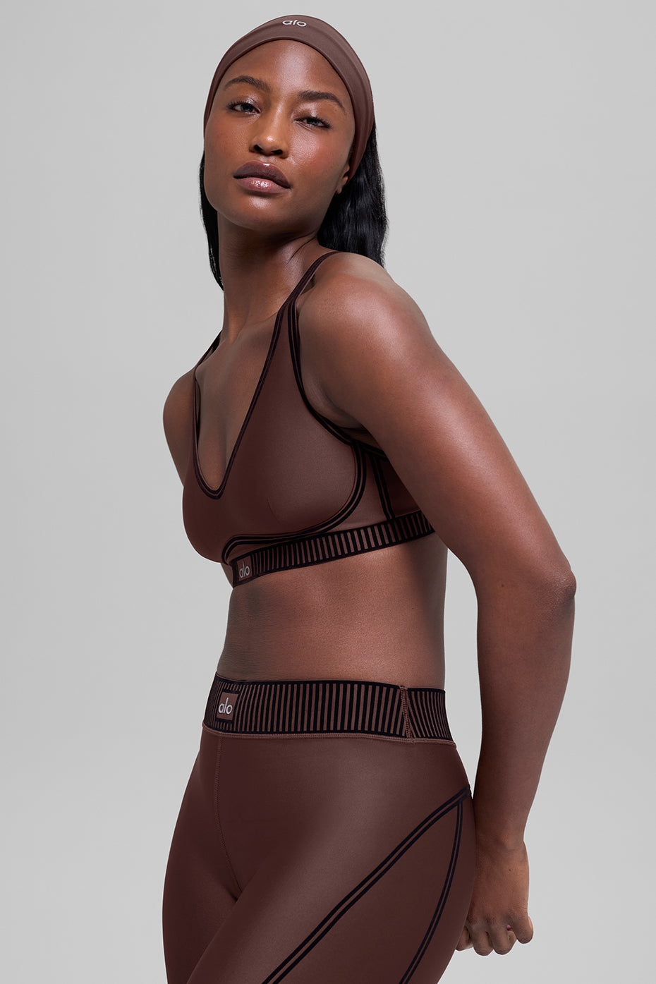 Airlift Line Up Bra   Brownstone