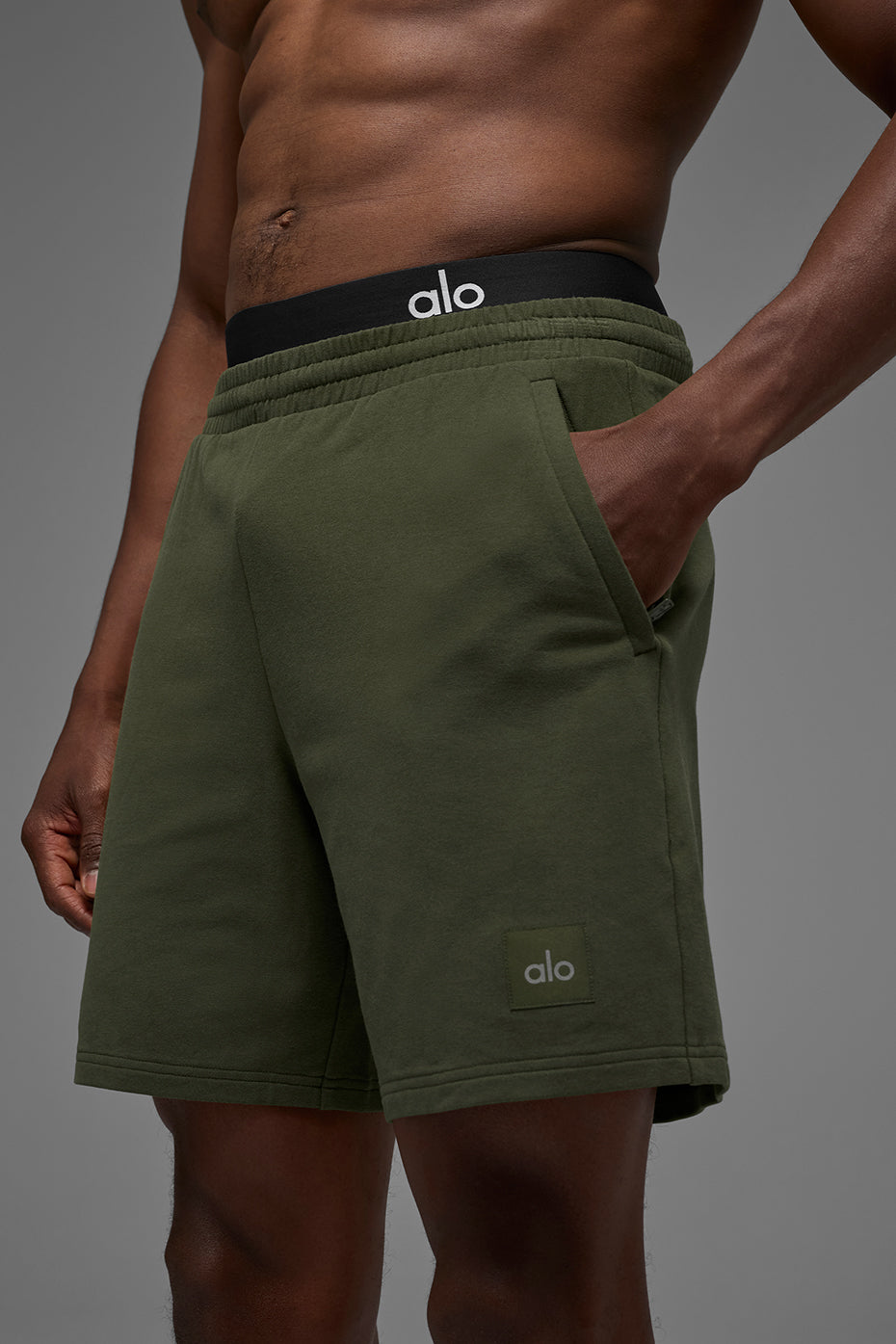 Alternative view of 7" Double Take Short   Green Olive