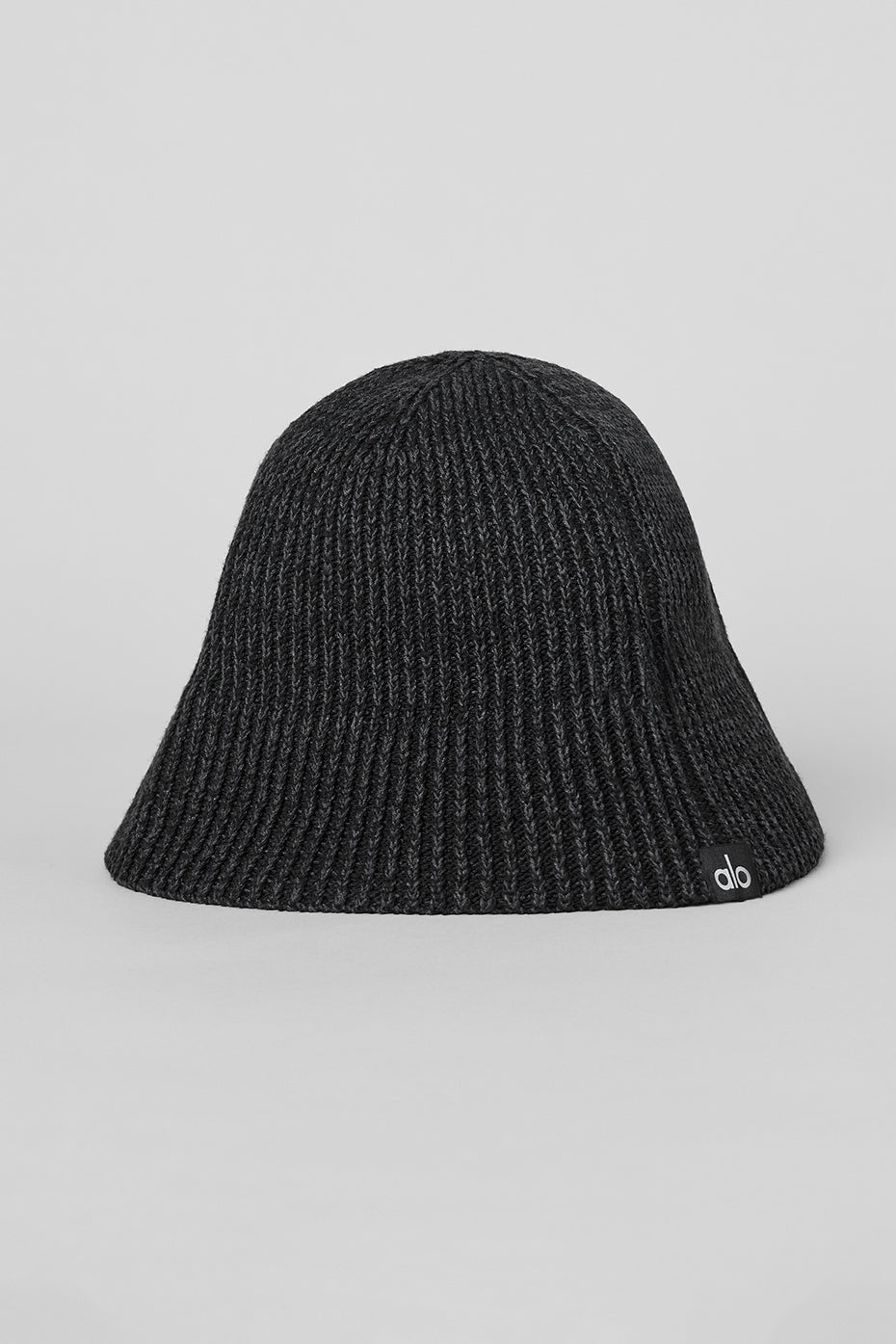 Alternative view of Denim Knit Cloche   Black/Anthracite