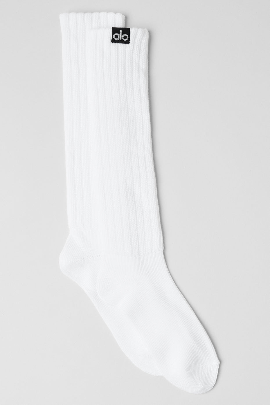 Unisex Scrunch Sock   White