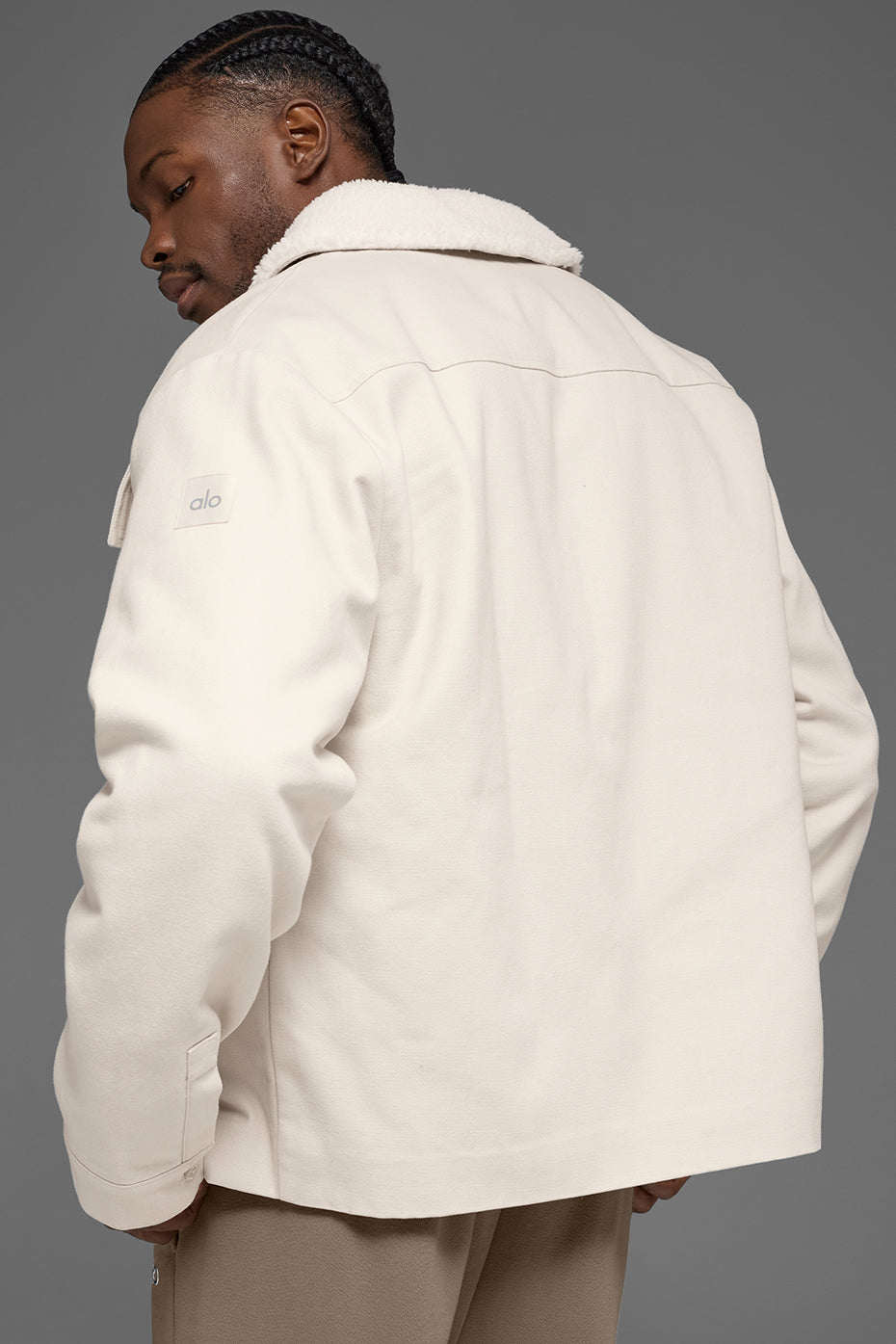 Alternative view of Canvas Utility Shacket   Bone
