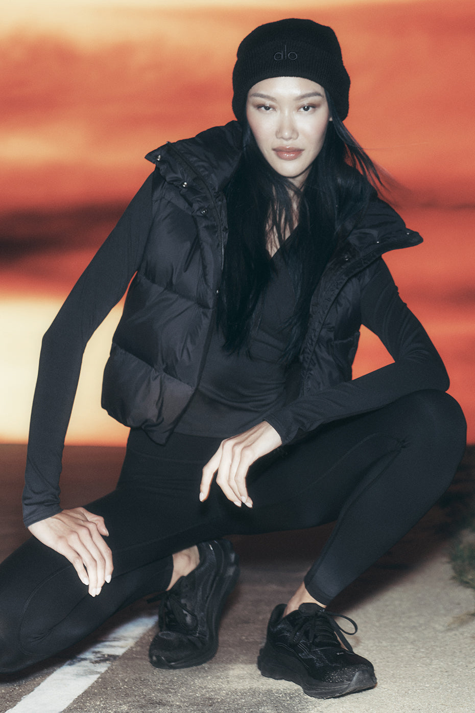 Gold Rush Puffer Vest   Black