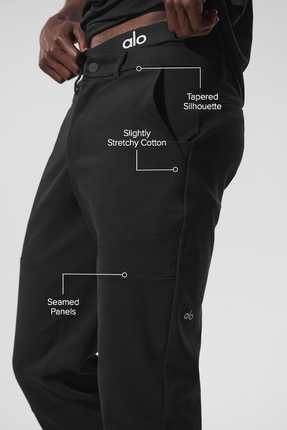 Alternative view of Edition Sueded Pant   Black