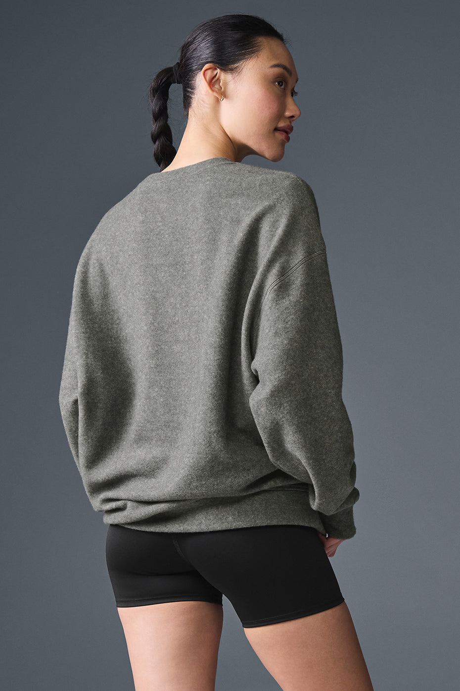 Alternative view of Triumph Restore Crew Neck Sweatshirt   Grey Triblend