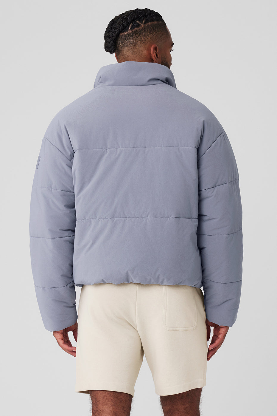 Alternative view of Stretch Woven Street Puffer   Fog