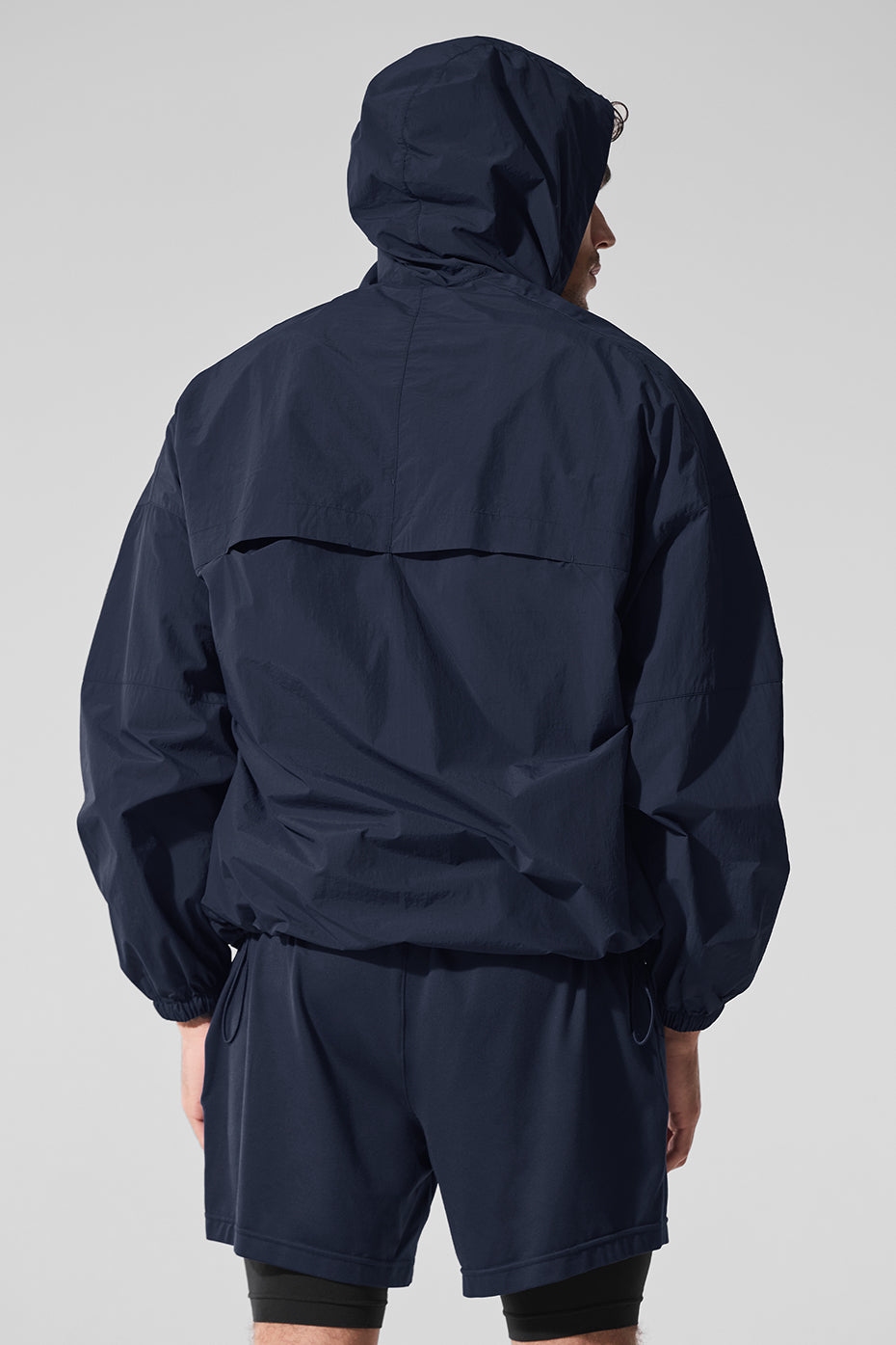 Alternative view of Vantage Nylon Ripstop Track Jacket   Navy