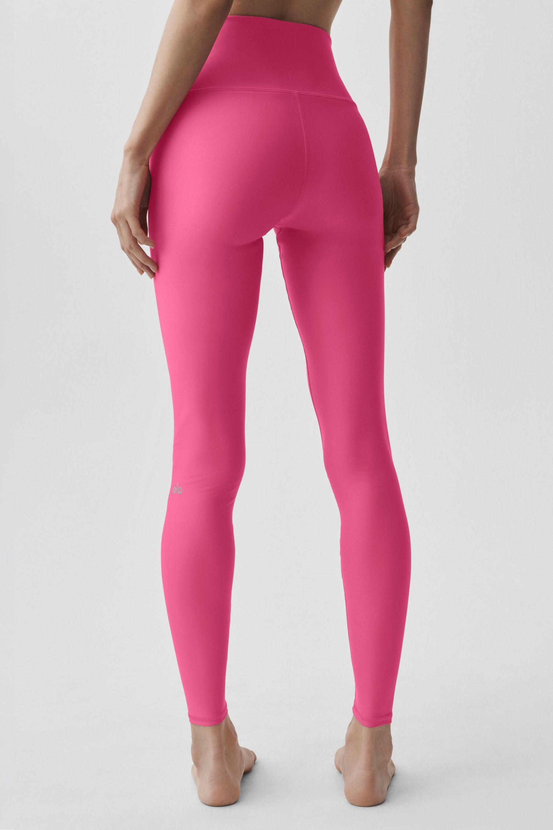 Alternative view of High Waist Airlift Legging   Paradise Pink
