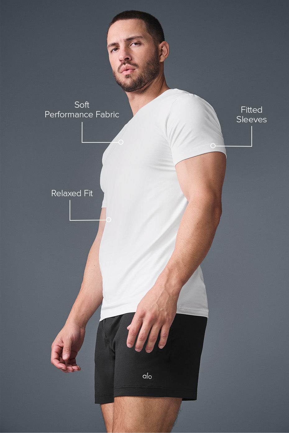 Alternative view of Conquer Reform Crewneck Short Sleeve   White