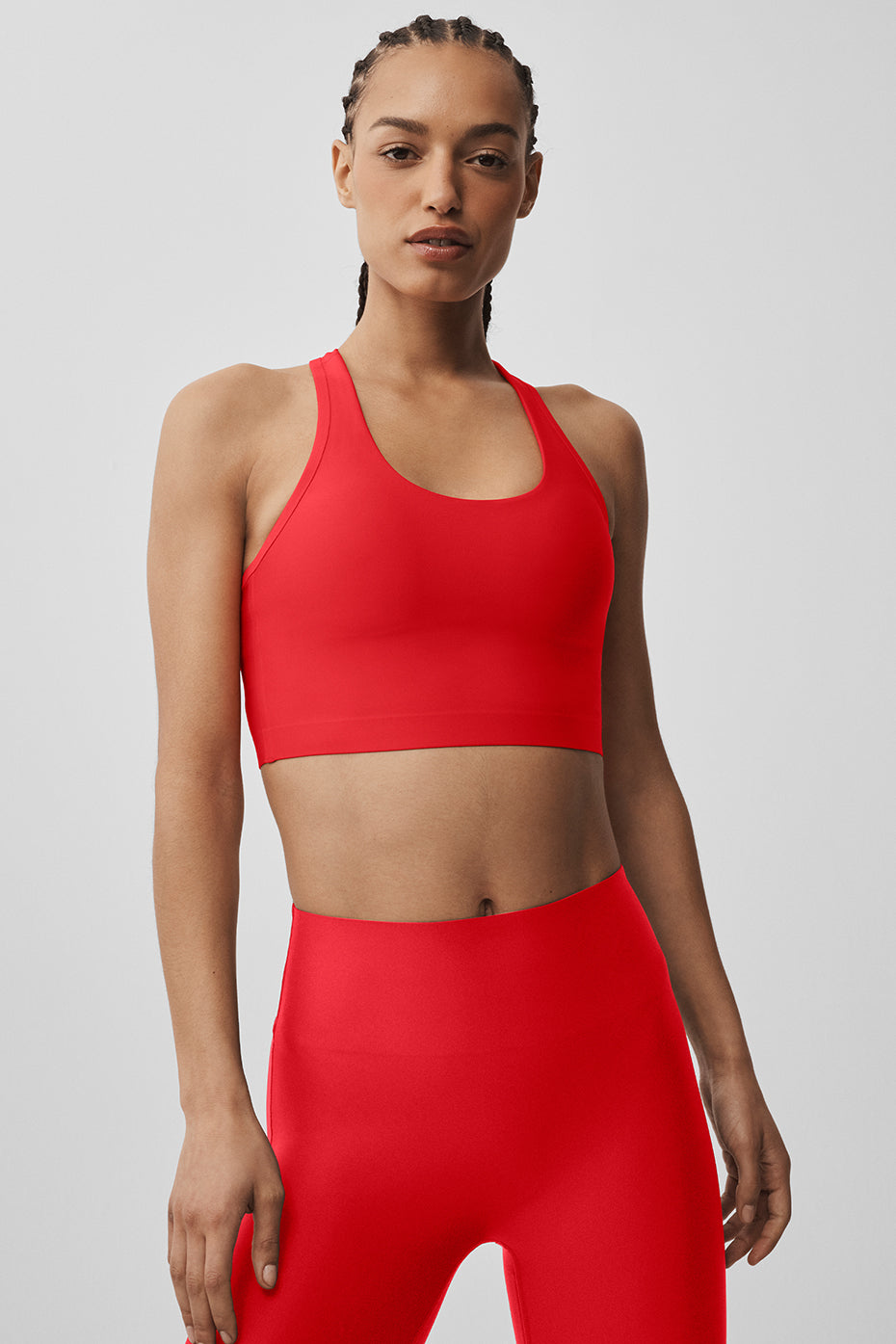 Airlift Super Sleek Bra Tank   Bright Red