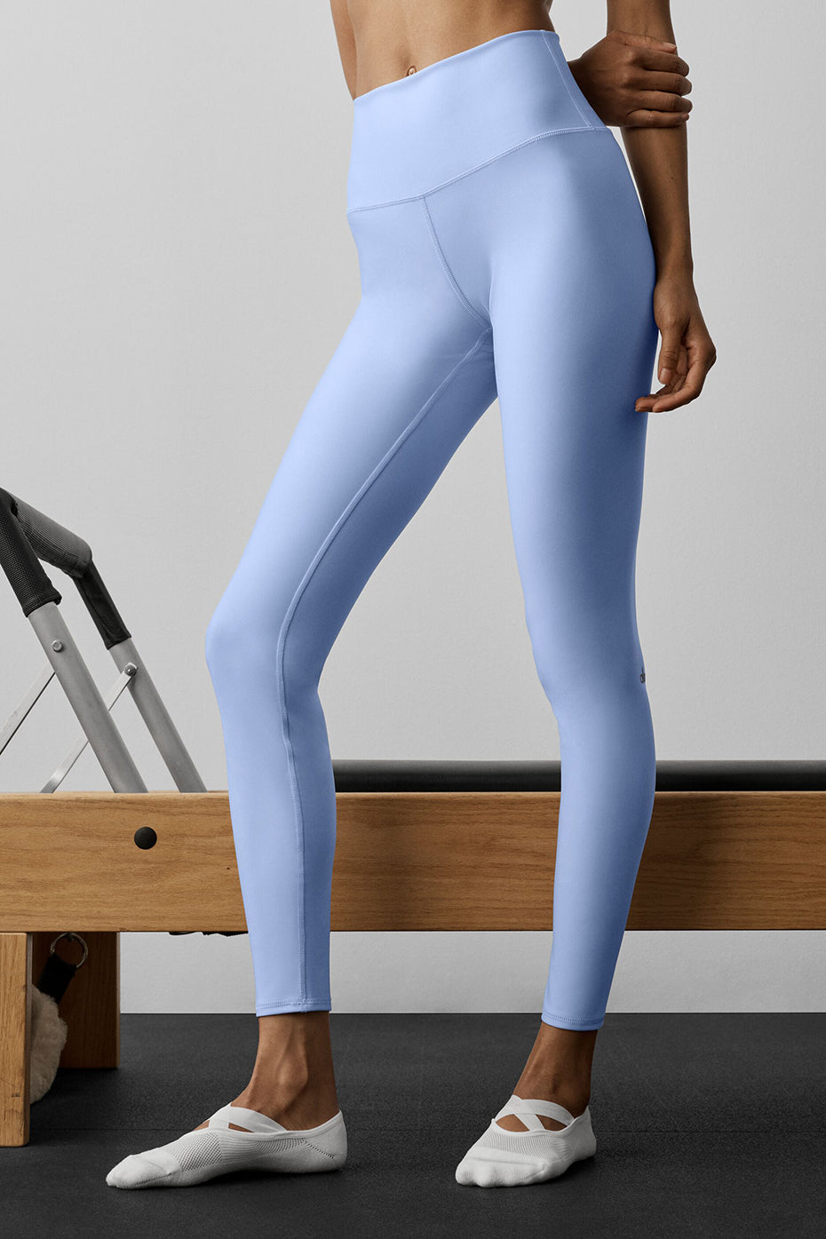 High Waist Airlift Legging   Light Provence Blue