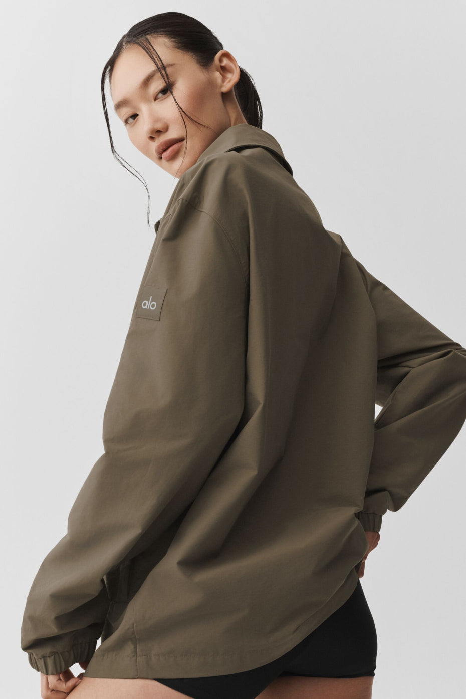 Alternative view of Torrent Overshirt   Olive Tree