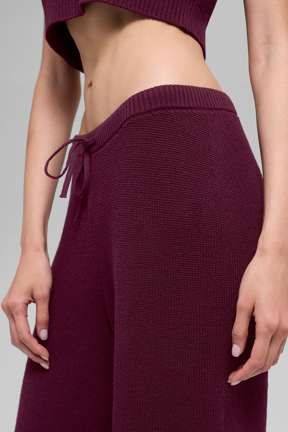 Alternative view of Supernatural Sweater Pant   Burgundy