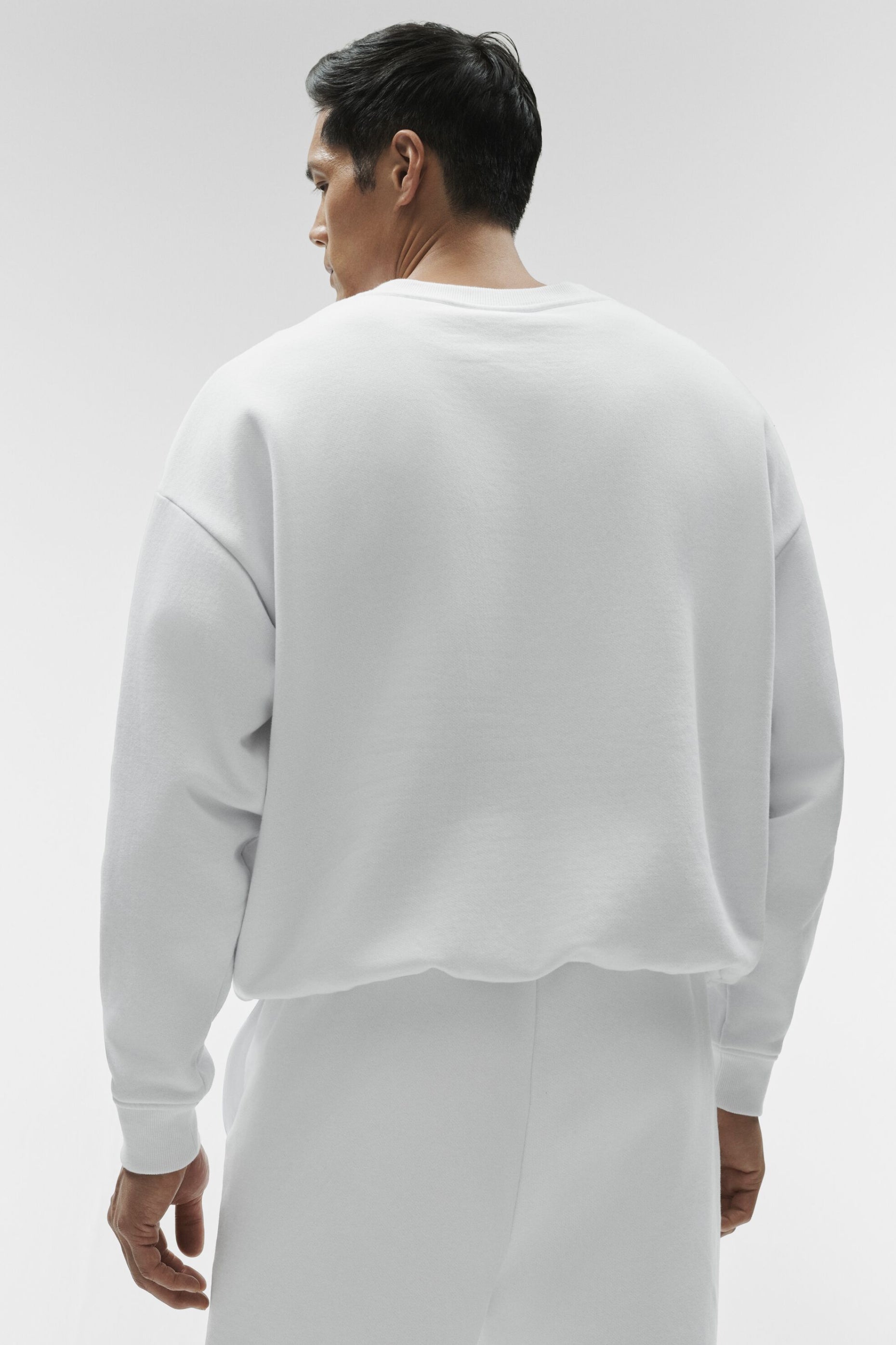 Alternative view of Accolade Crew Neck Pullover   White