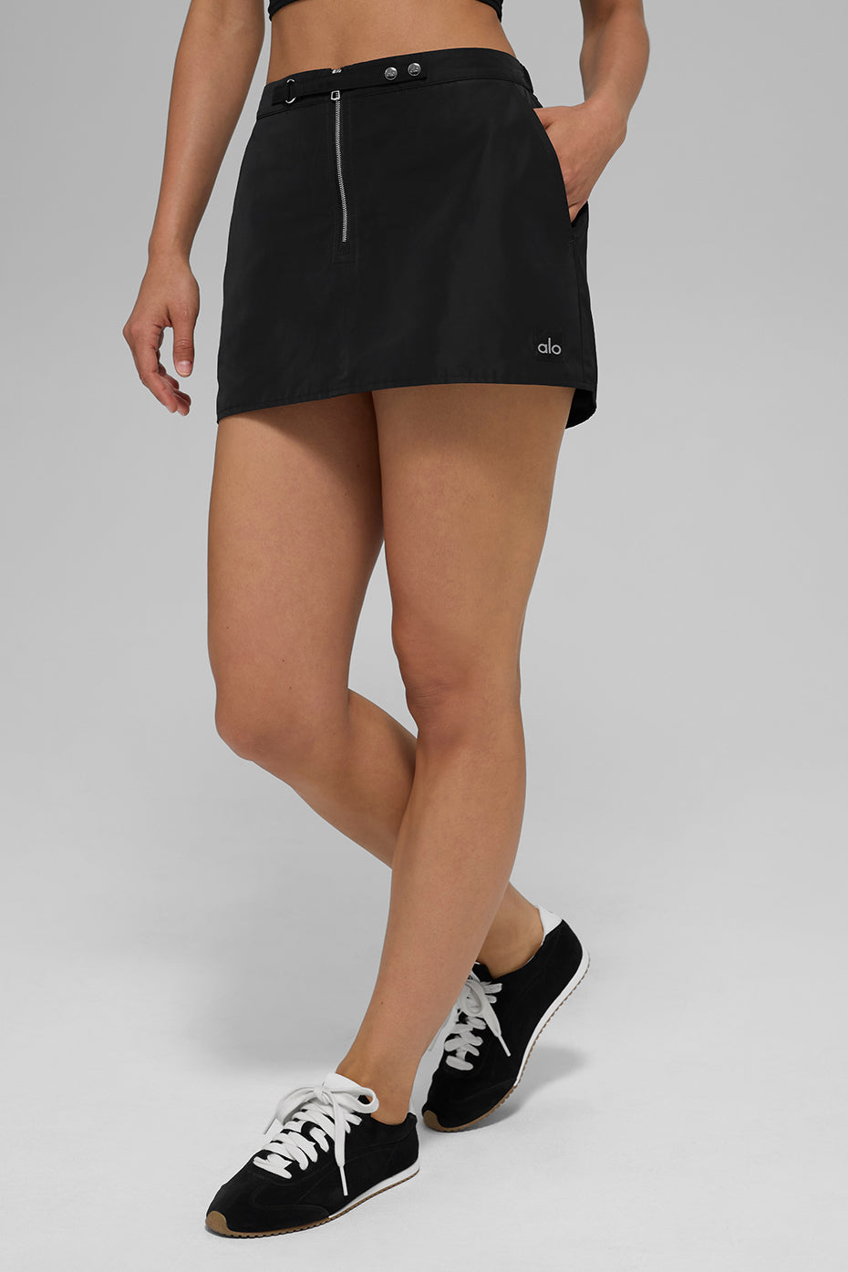 Work It Mini Skirt   Black