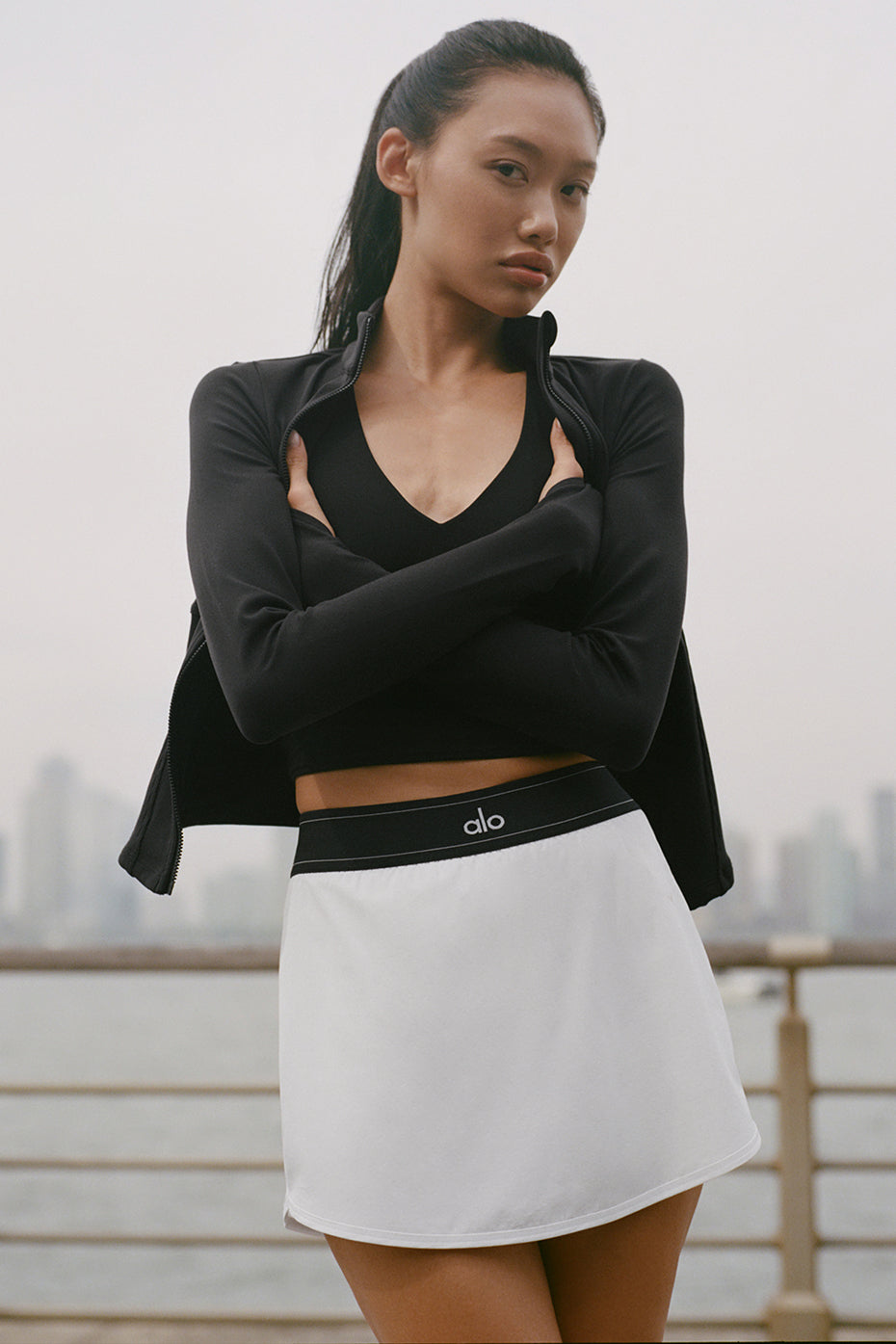 Match Point Tennis Skirt   White
