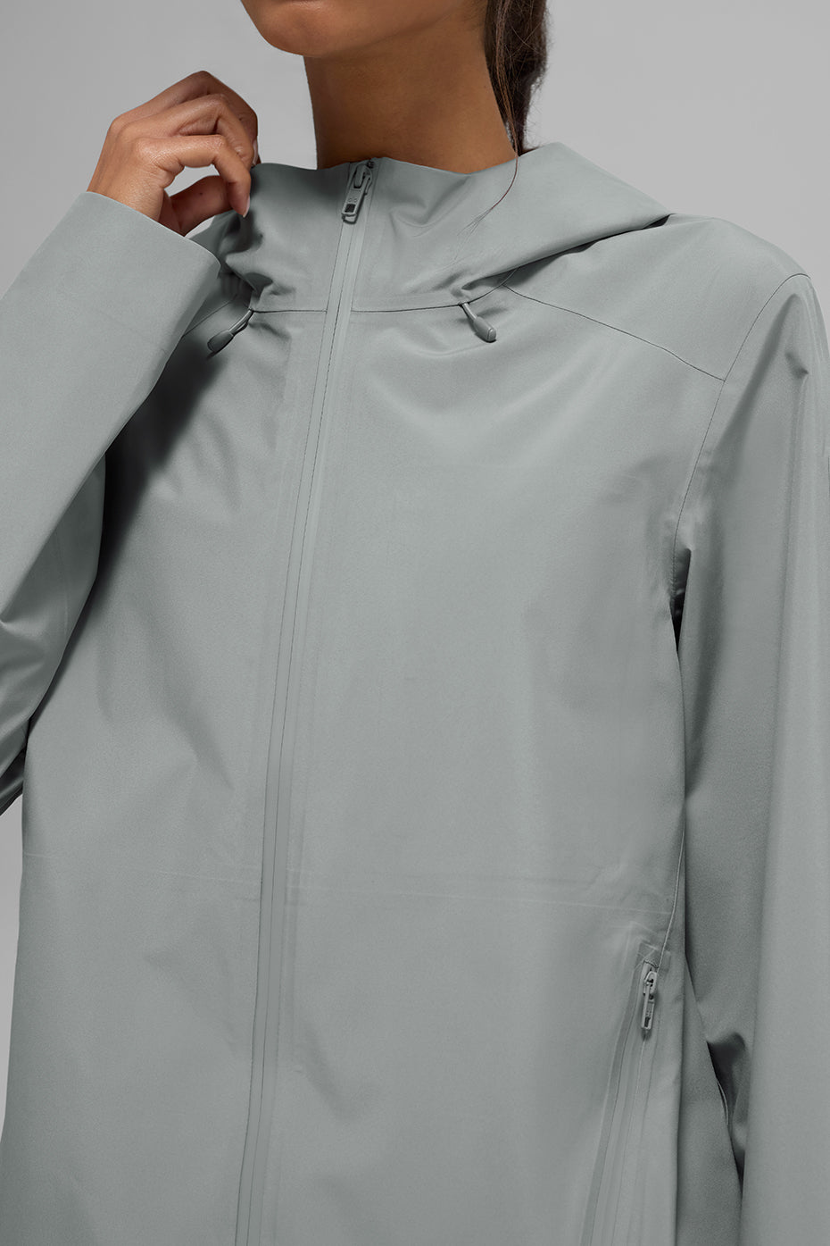 Alternative view of Alpha Shell Jacket   Lunar Grey