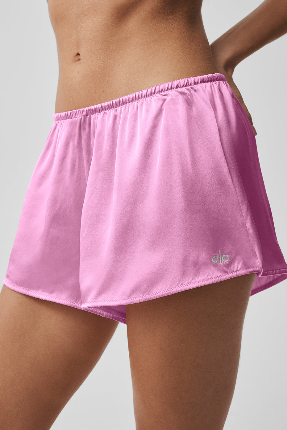 Alternative view of Silk Luminous Short   Candy Heart Pink