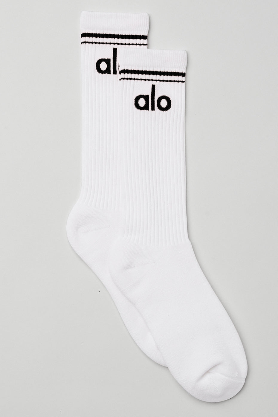 Unisex Throwback Sock   White/Black