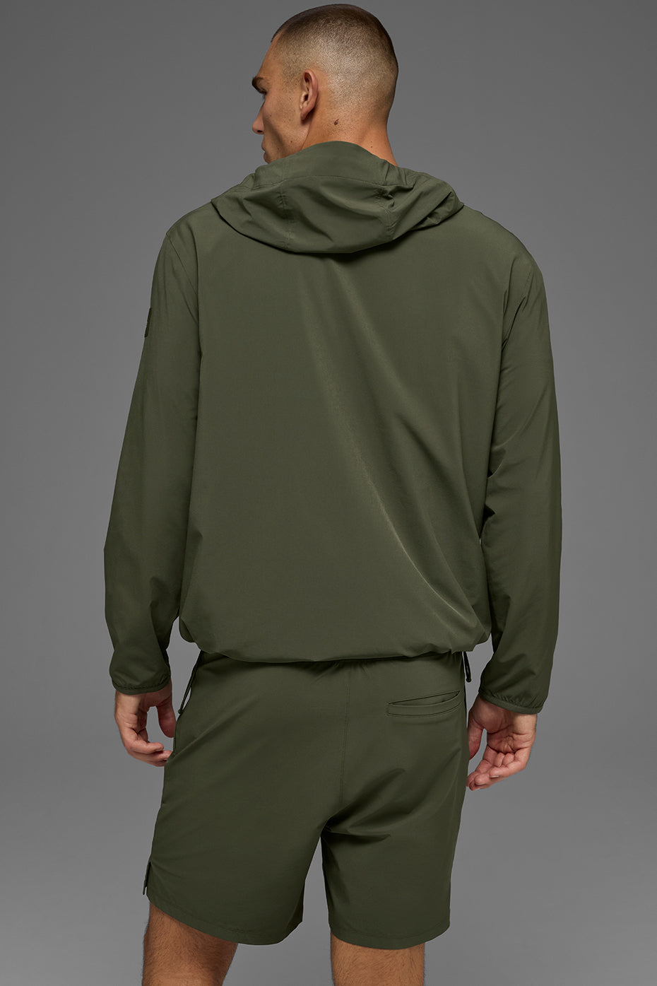 Alternative view of Performance On The Go Jacket   Green Olive