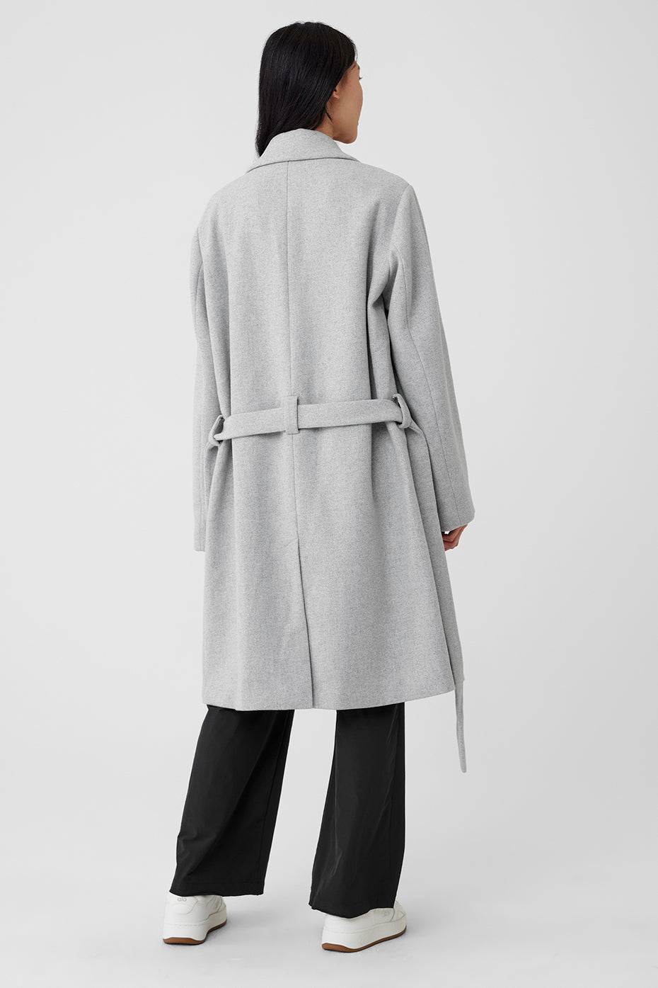 Alternative view of Wool Gameday Overcoat   Athletic Heather Grey