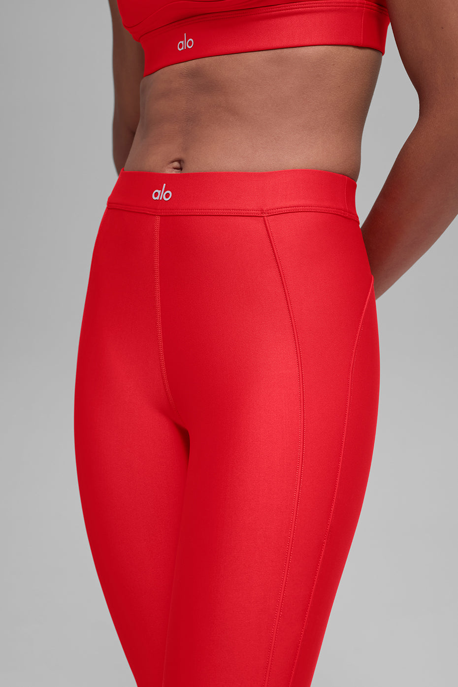 Alternative view of Airlift High Waist Ignite 7/8 Legging   Bright Red