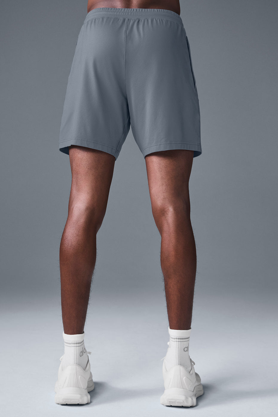 Alternative view of 7" Conquer React Performance Short   Steel Grey